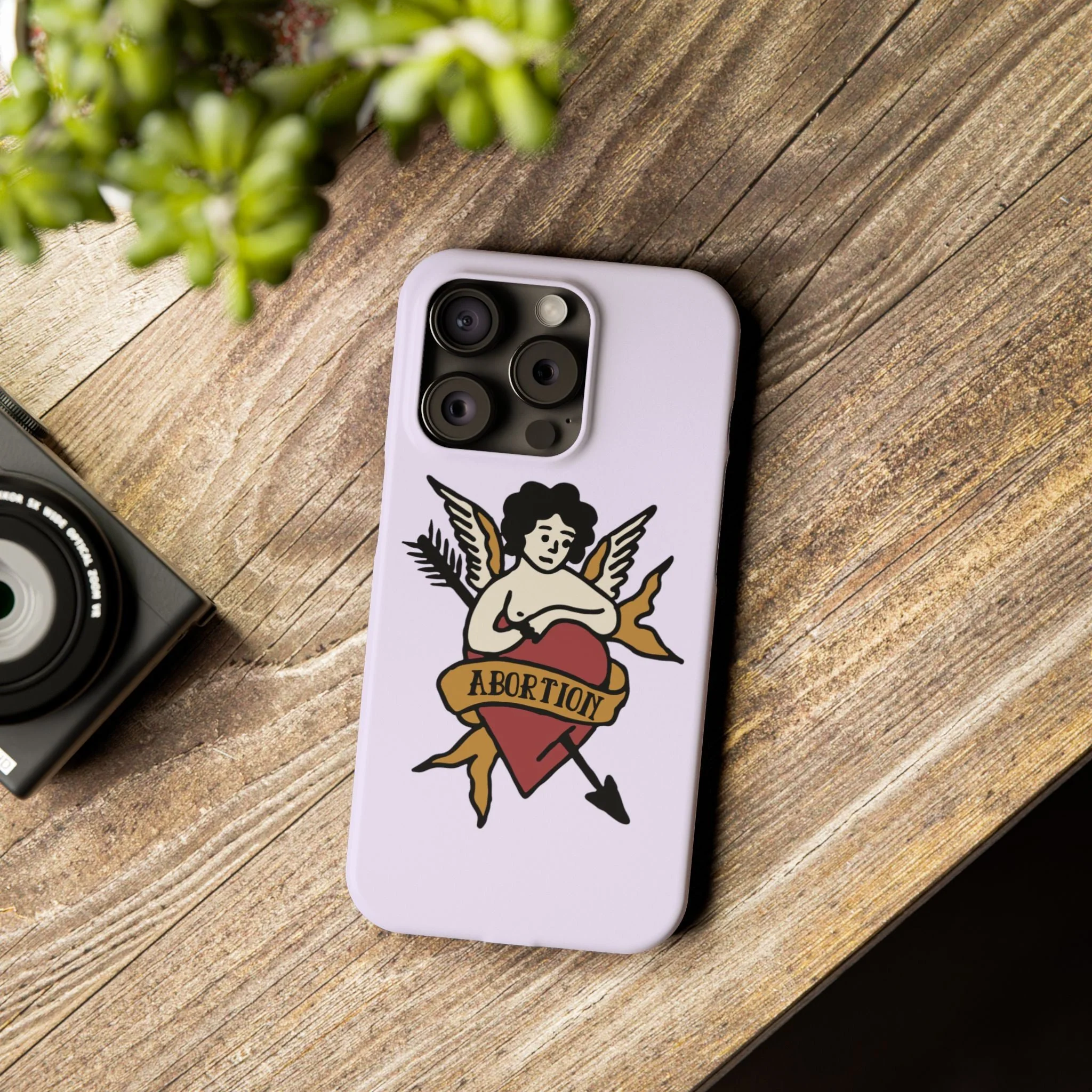 Abortion Vintage Tattoo Art Slim Phone Case - Many iPhone Models Available - Image 71