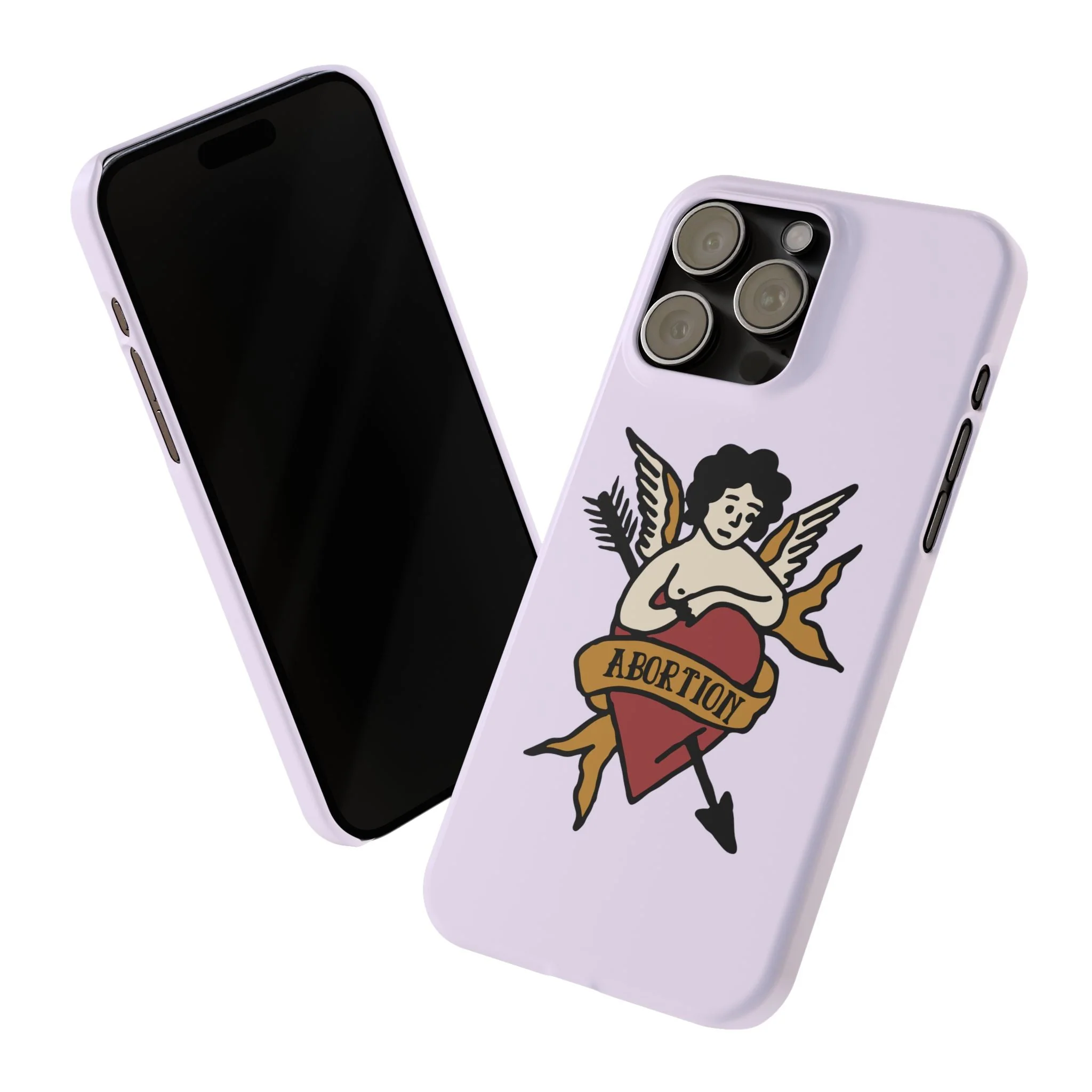 Abortion Vintage Tattoo Art Slim Phone Case - Many iPhone Models Available - Image 72