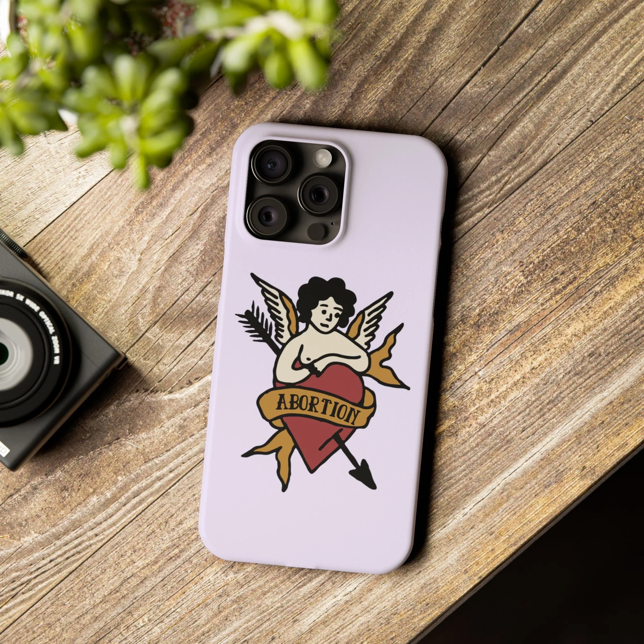 Abortion Vintage Tattoo Art Slim Phone Case - Many iPhone Models Available - Image 73