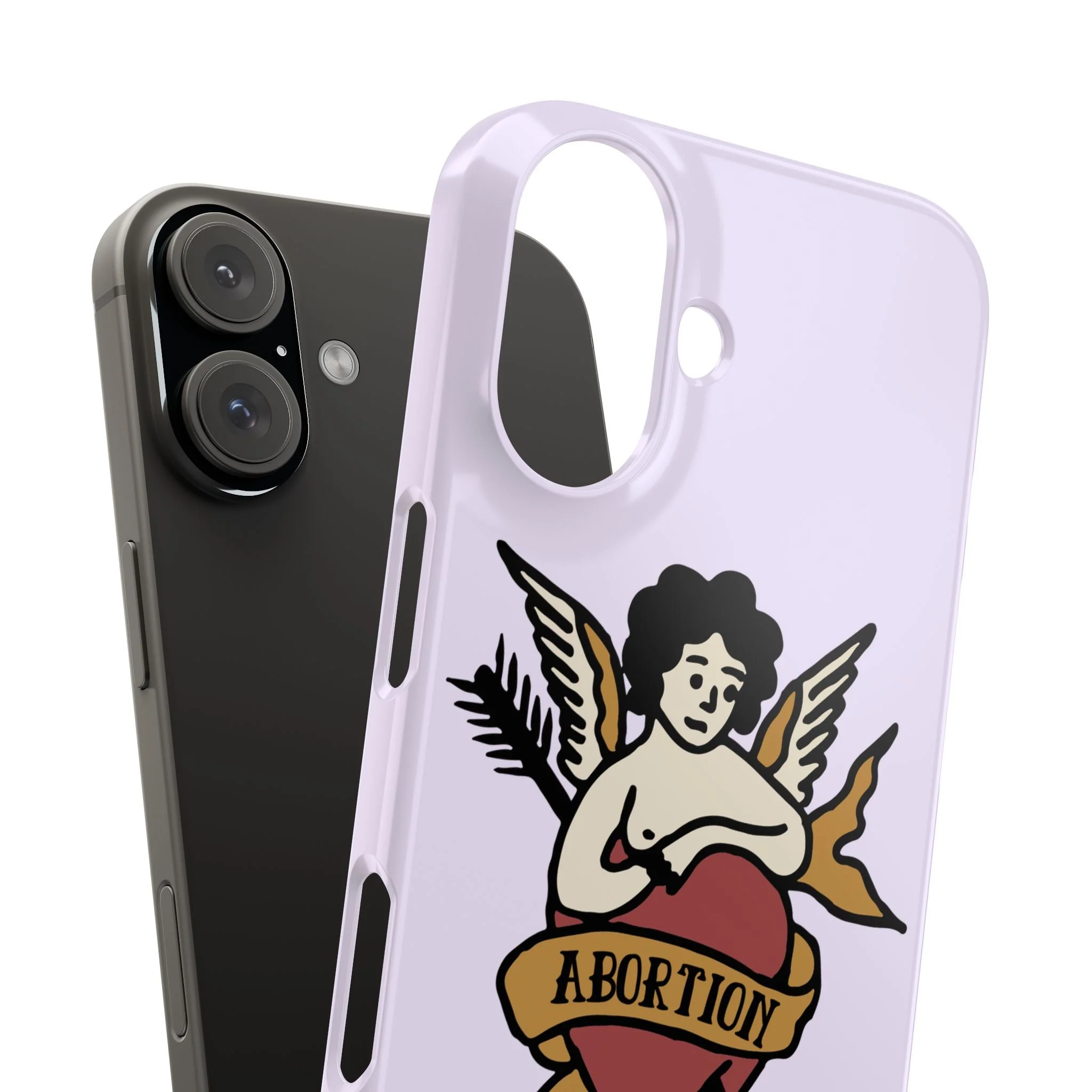 Abortion Vintage Tattoo Art Slim Phone Case - Many iPhone Models Available - Image 75
