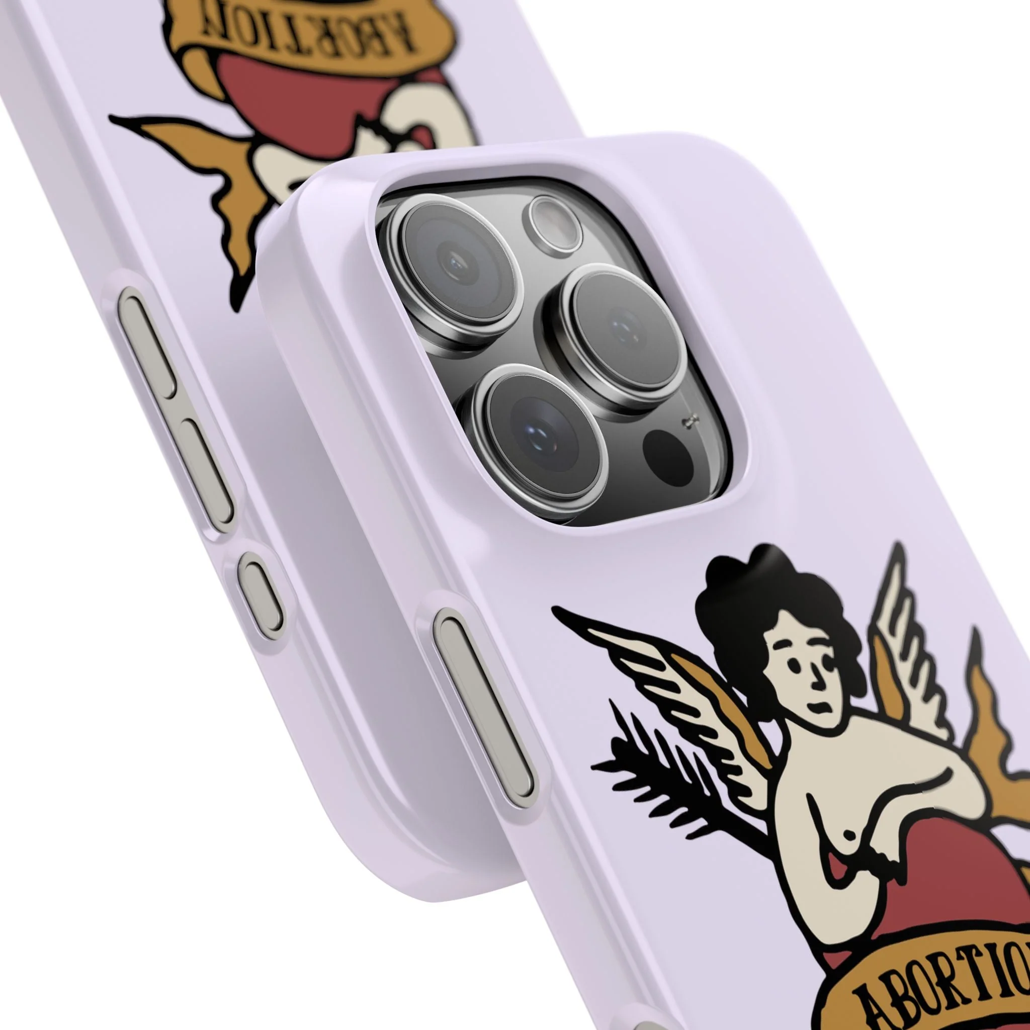 Abortion Vintage Tattoo Art Slim Phone Case - Many iPhone Models Available - Image 76