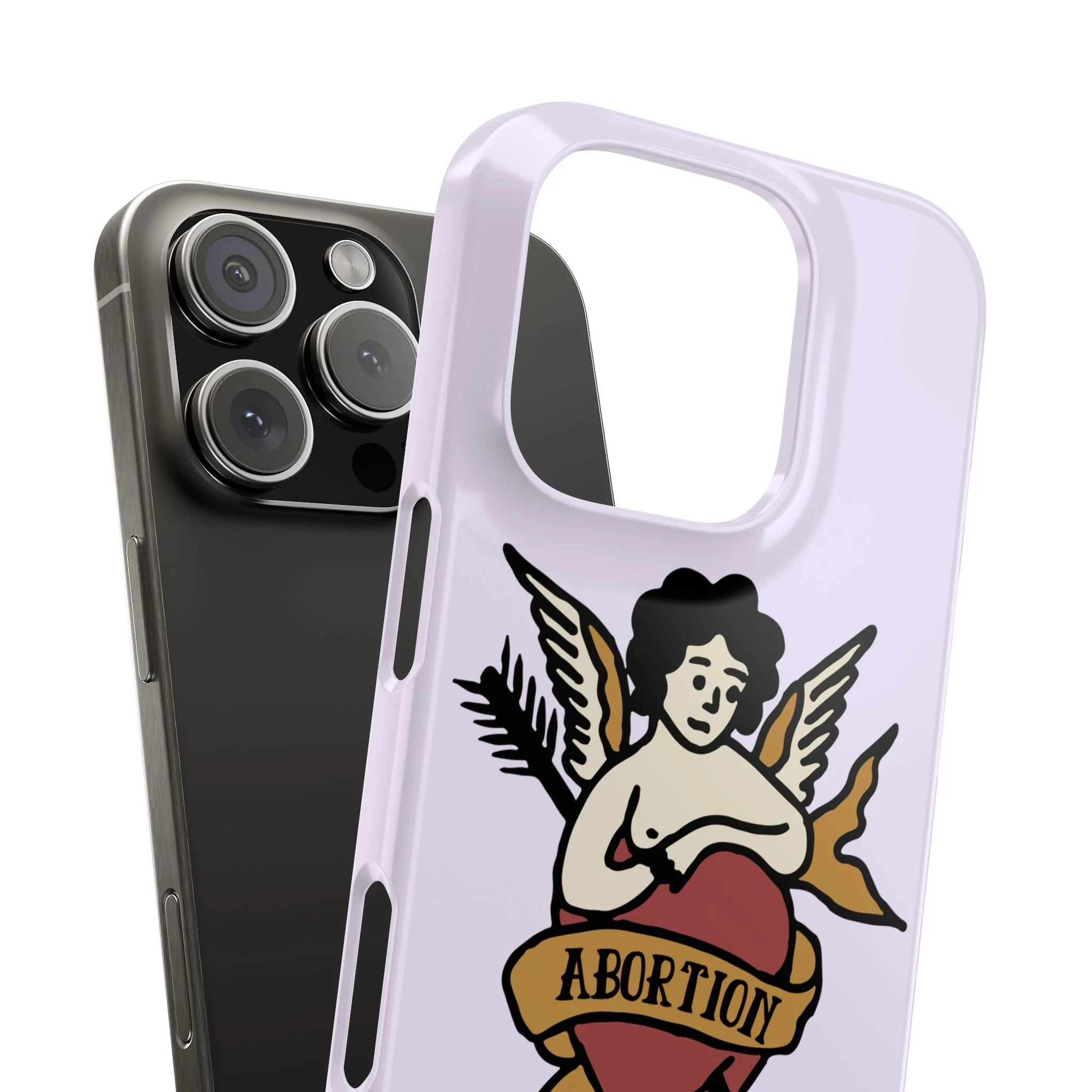Abortion Vintage Tattoo Art Slim Phone Case - Many iPhone Models Available - Image 77