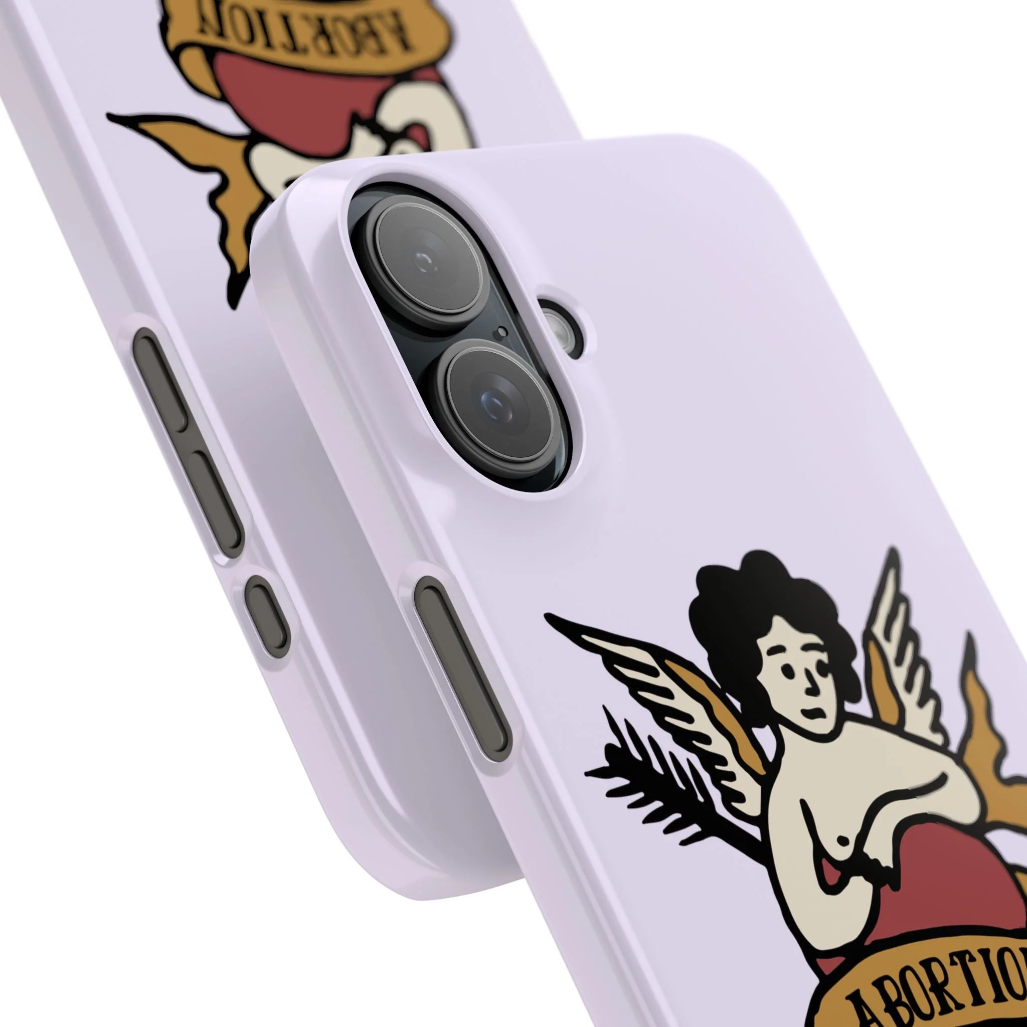 Abortion Vintage Tattoo Art Slim Phone Case - Many iPhone Models Available - Image 78