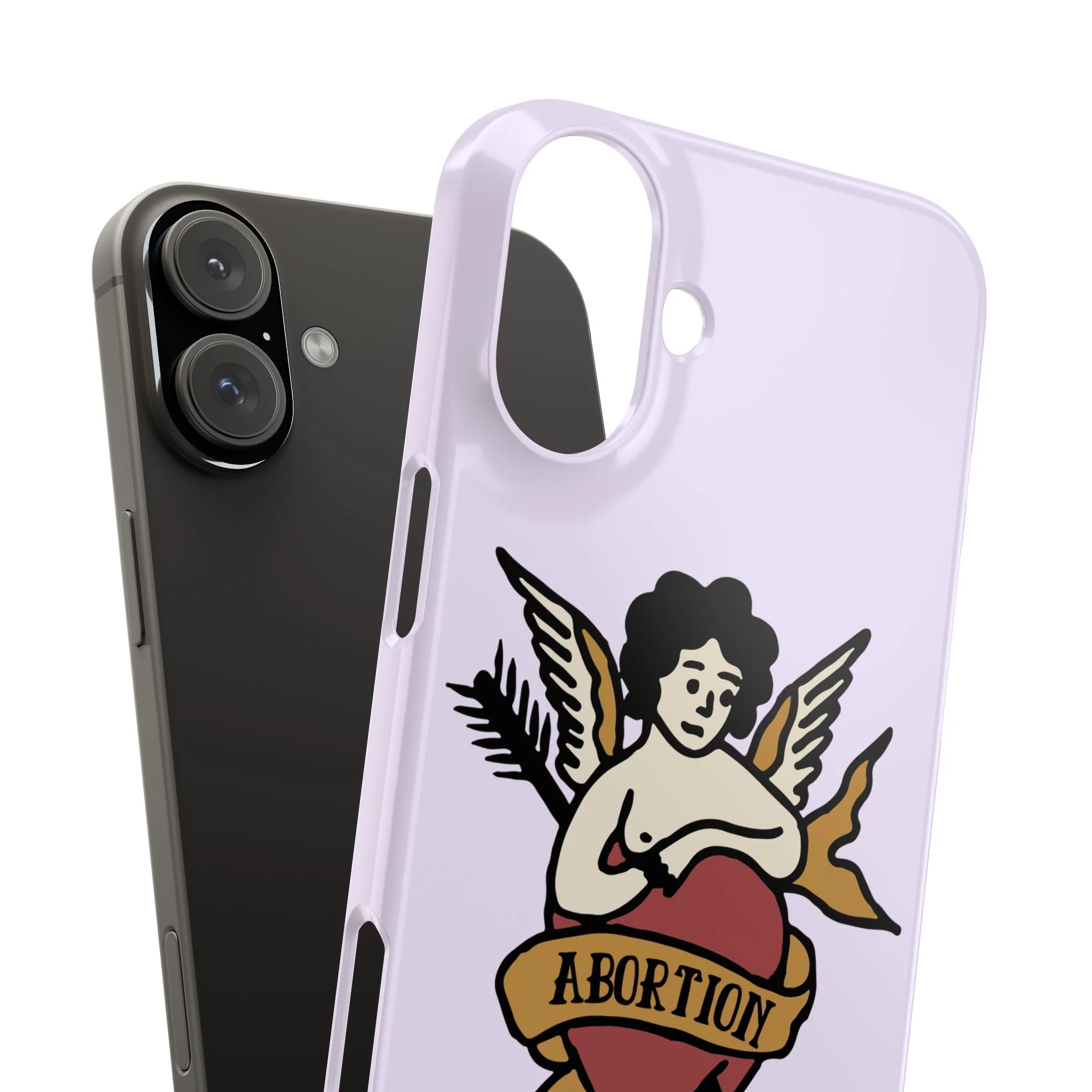Abortion Vintage Tattoo Art Slim Phone Case - Many iPhone Models Available - Image 79