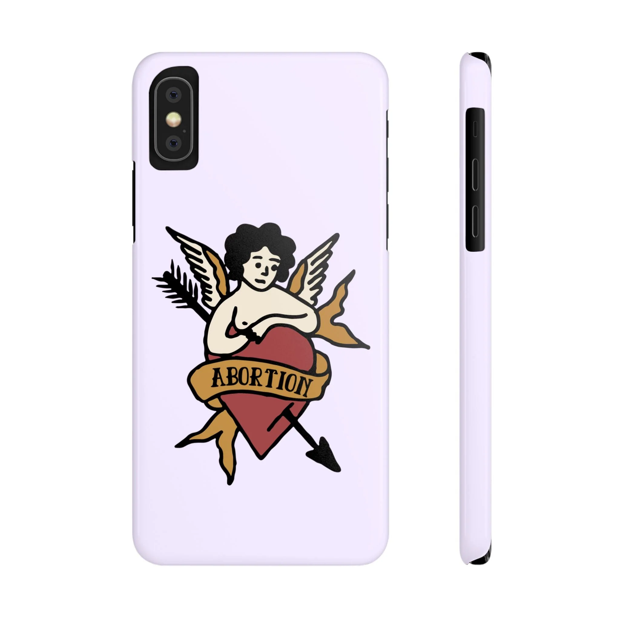Abortion Vintage Tattoo Art Slim Phone Case - Many iPhone Models Available - Image 8