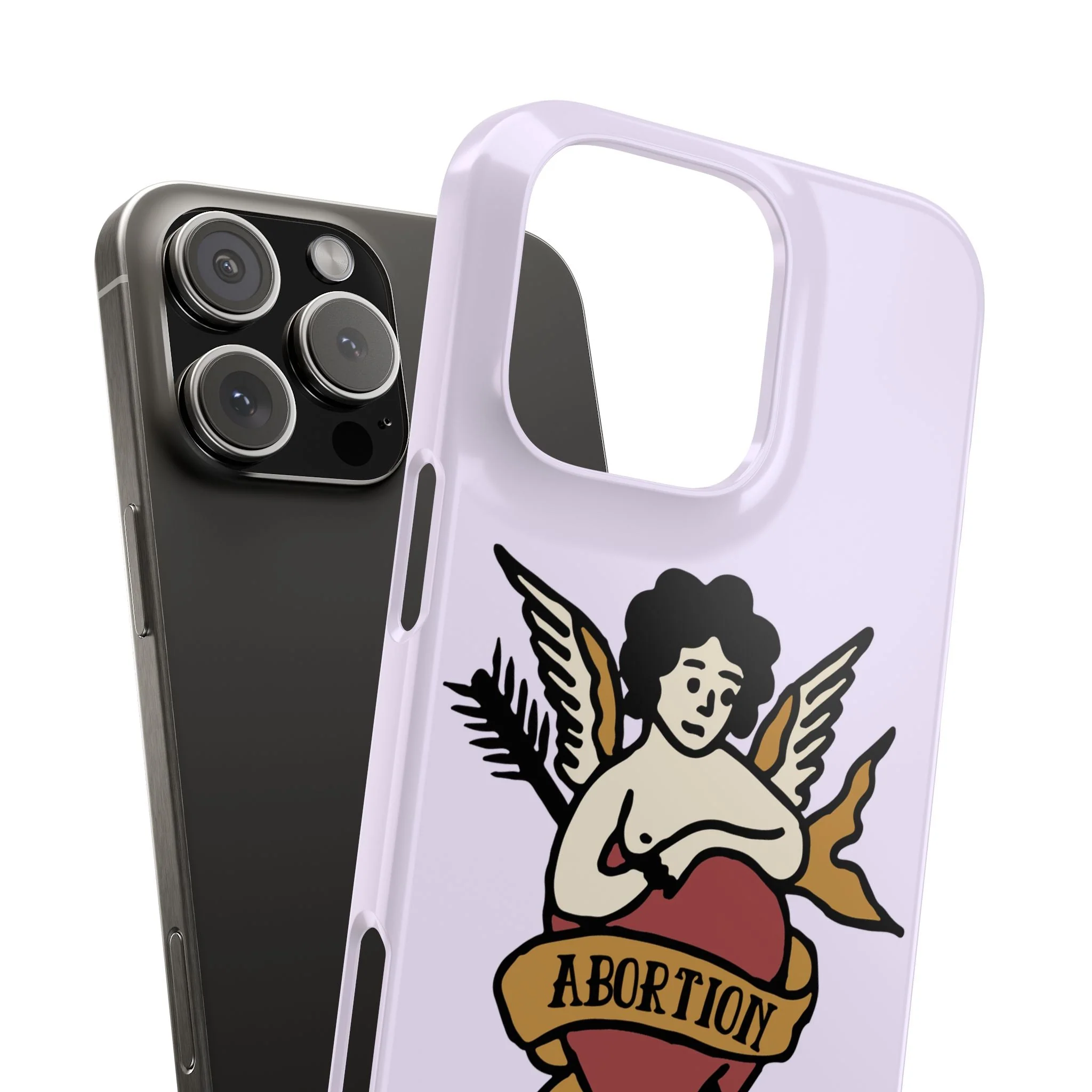 Abortion Vintage Tattoo Art Slim Phone Case - Many iPhone Models Available - Image 81