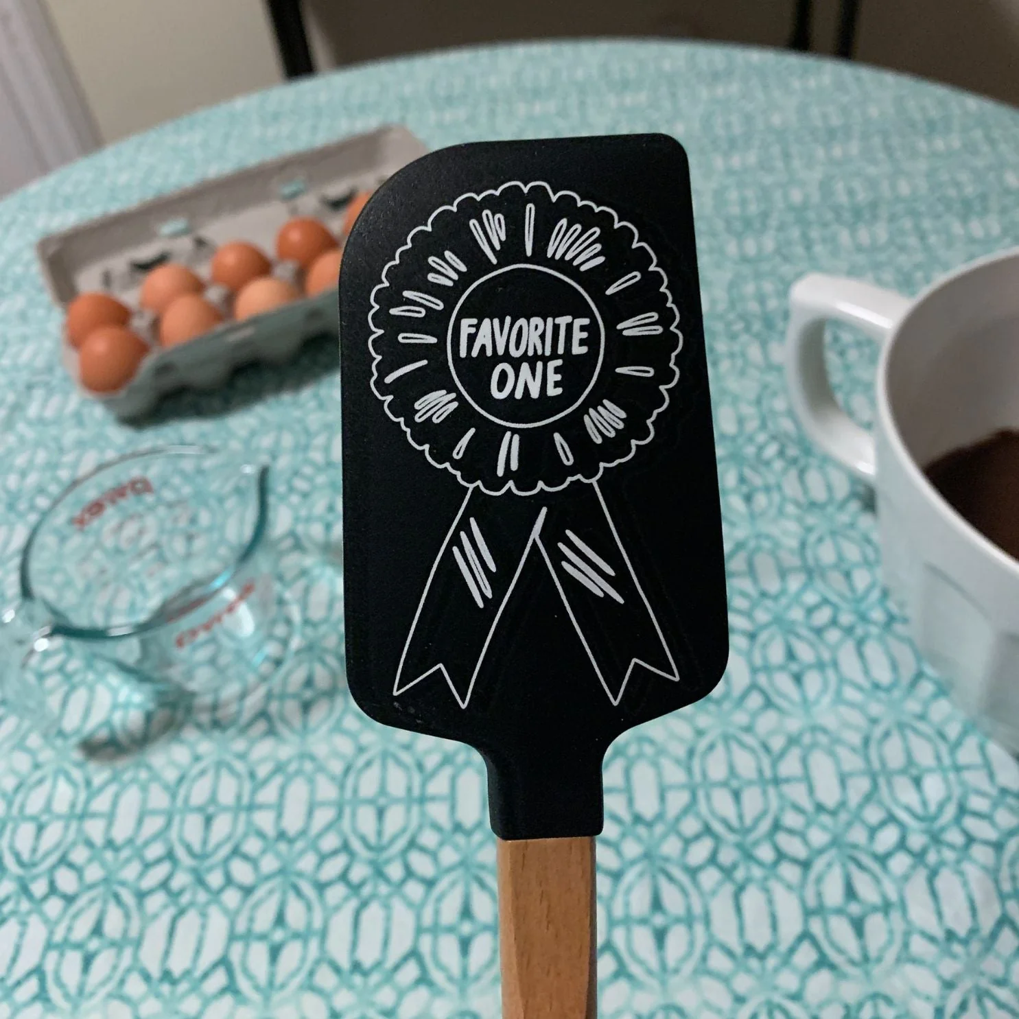 Welcome to Adulthood You Have a Favorite Spatula Now Spatula With A Wooden Handle - Image 4