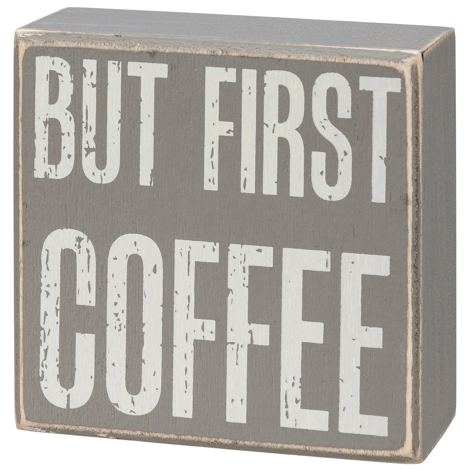 After Coffee Box Sign Set | Wall Desk Display Gift Set | 4" x 4" | Gift for Her - Image 5