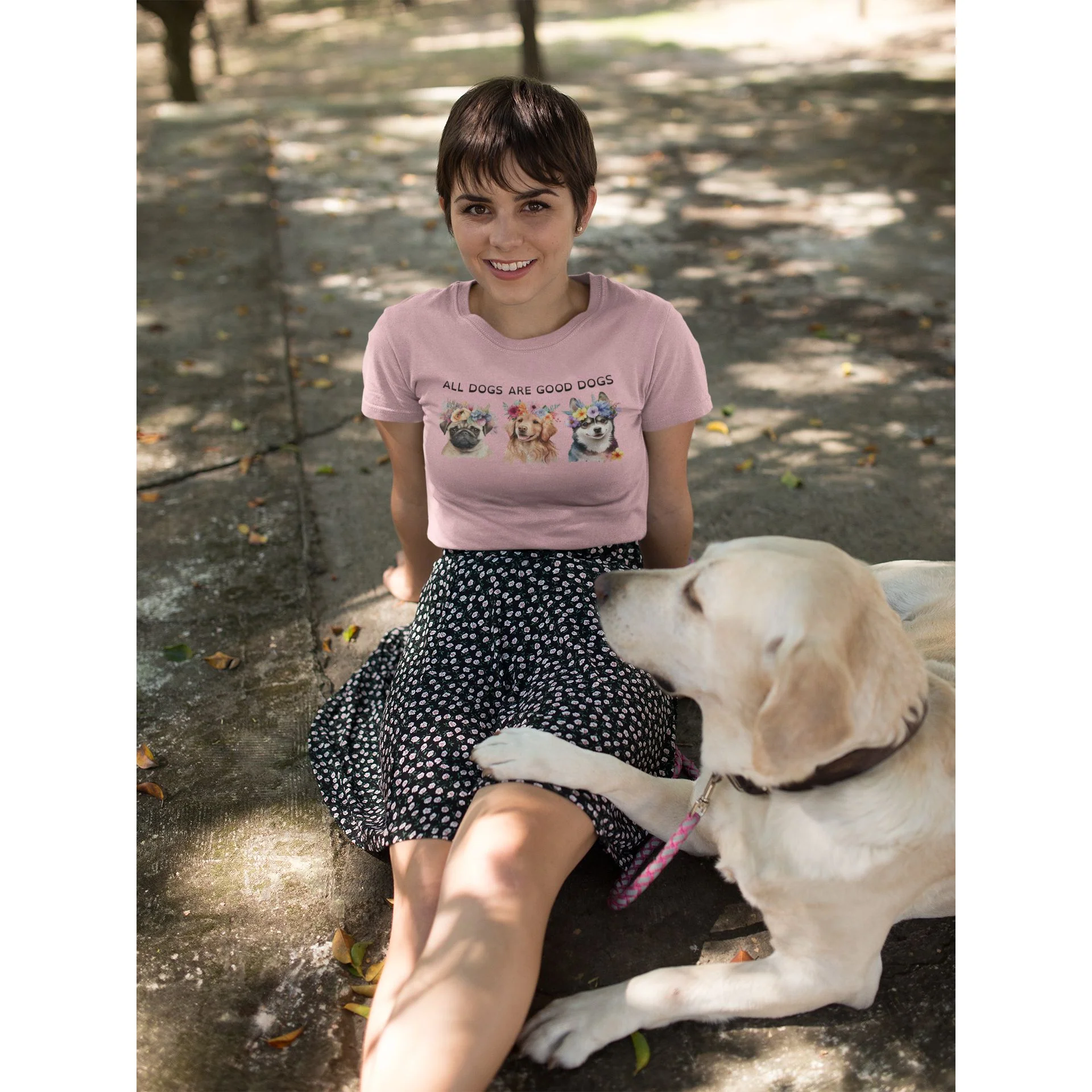 All Dogs Are Good Dogs Jersey Short Sleeve Tee [Multiple Color Options] - Image 2