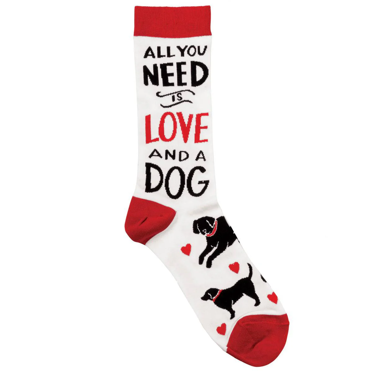 All you Need Is Love And A Dog Colorfully Printed Socks Funny Novelty Socks with Cool Design, Bold/Crazy/Unique Dress Socks - Image 3