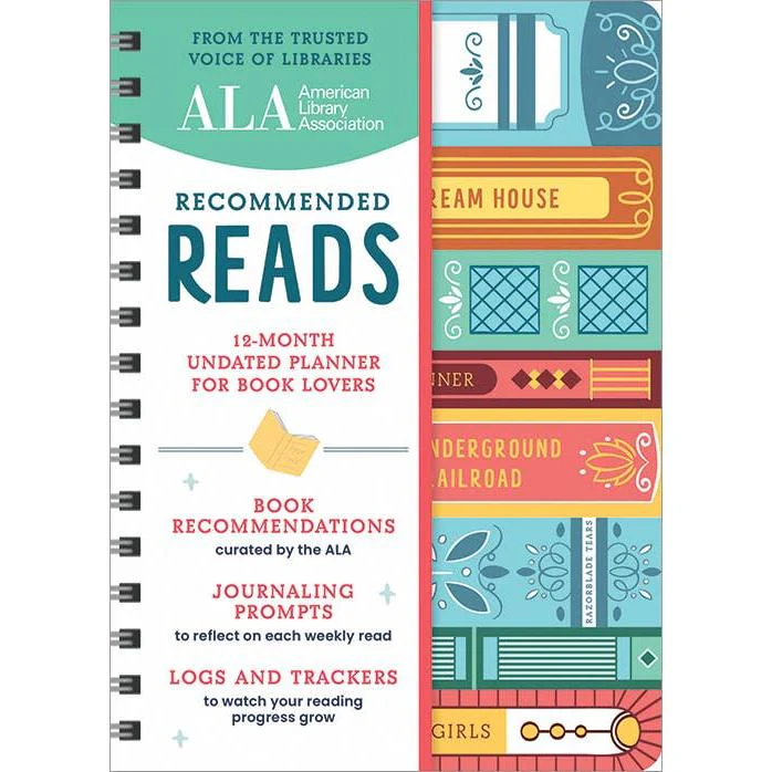 12-Month Undated Weekly Planner | American Library Association Recommended Reads - Image 3