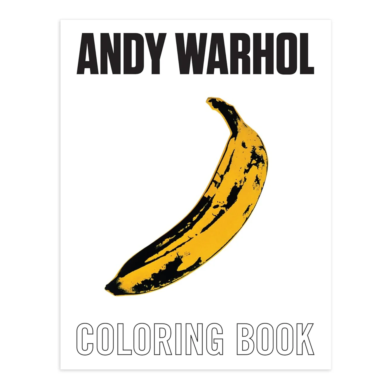 Andy Warhol Coloring Book | 32 Perforated Page | Pop Artists Greatest Hits Colouring Page