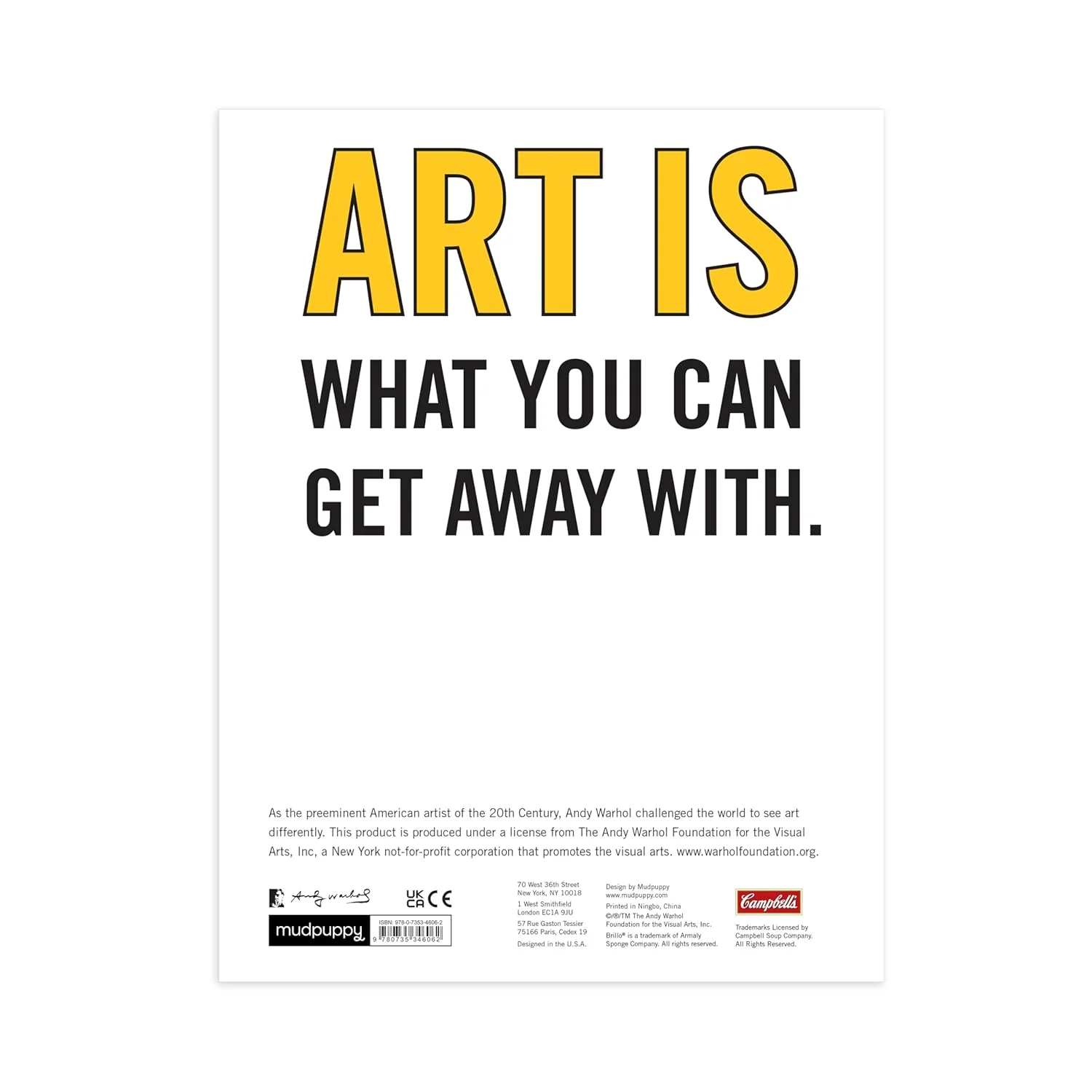 Andy Warhol Coloring Book | 32 Perforated Page | Pop Artists Greatest Hits Colouring Page - Image 5