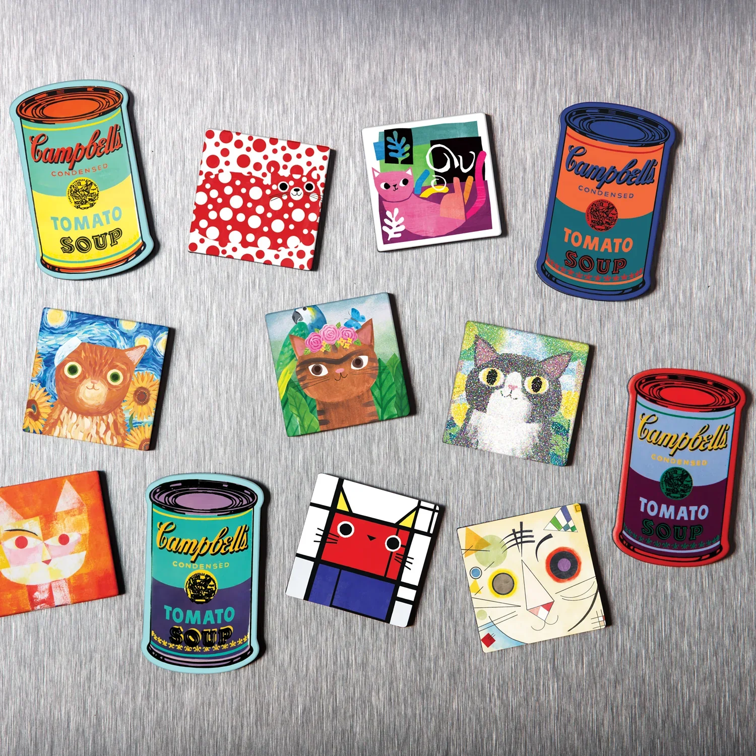 Andy Warhol Soup Can Magnets | Die-cut Can Shape Refrigerator Magnet Decor - Image 4
