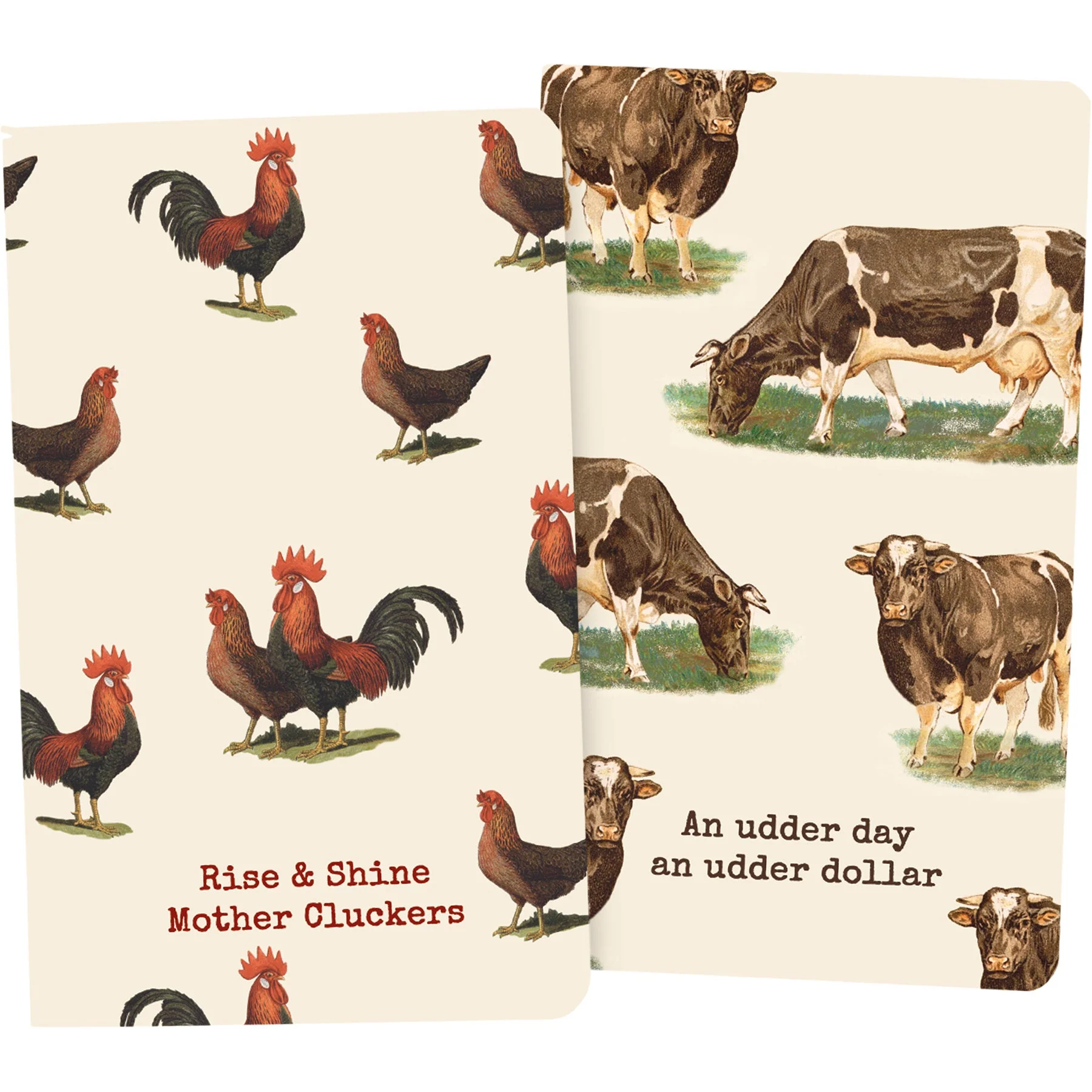Animal Puns Flexible Notebooks | 5" x 8.25" | Set of 2 - Image 2