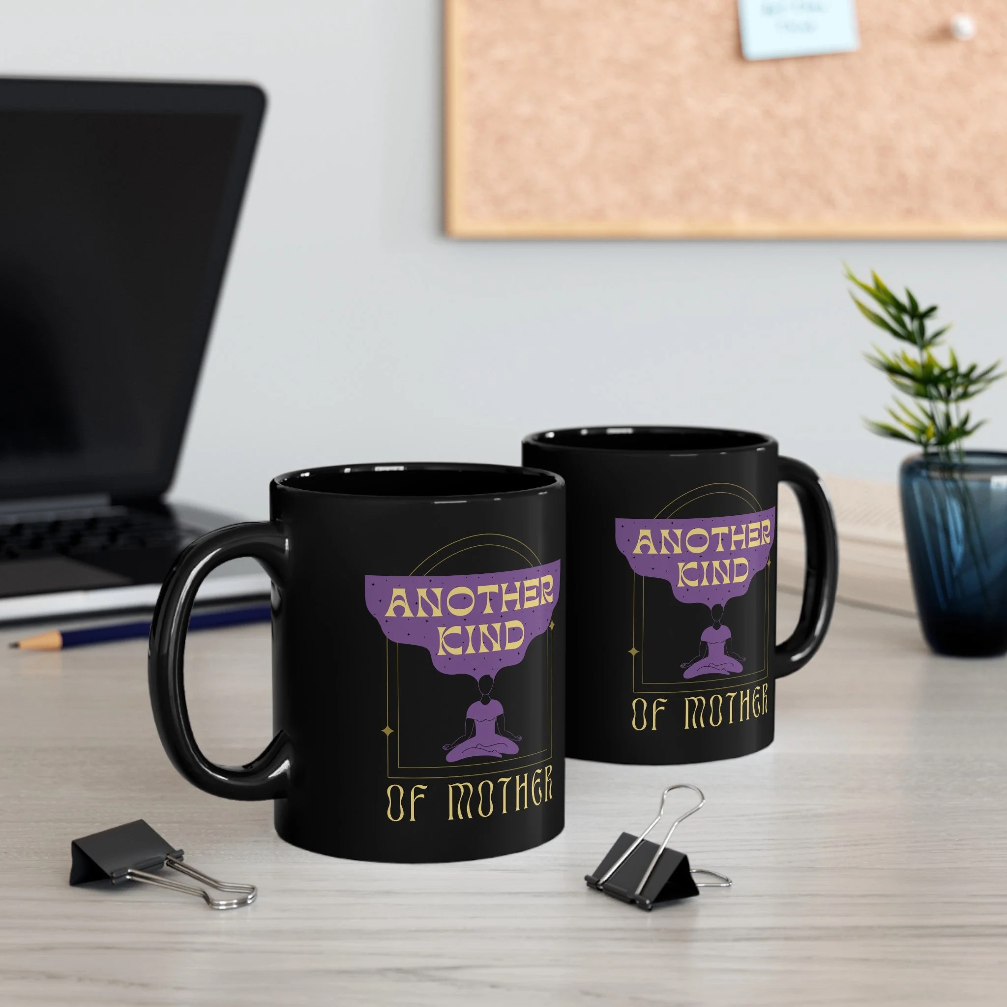 Another Kind of Mother 11oz Black Mug | Mothers Day Coffee Lovers Gift - Image 4