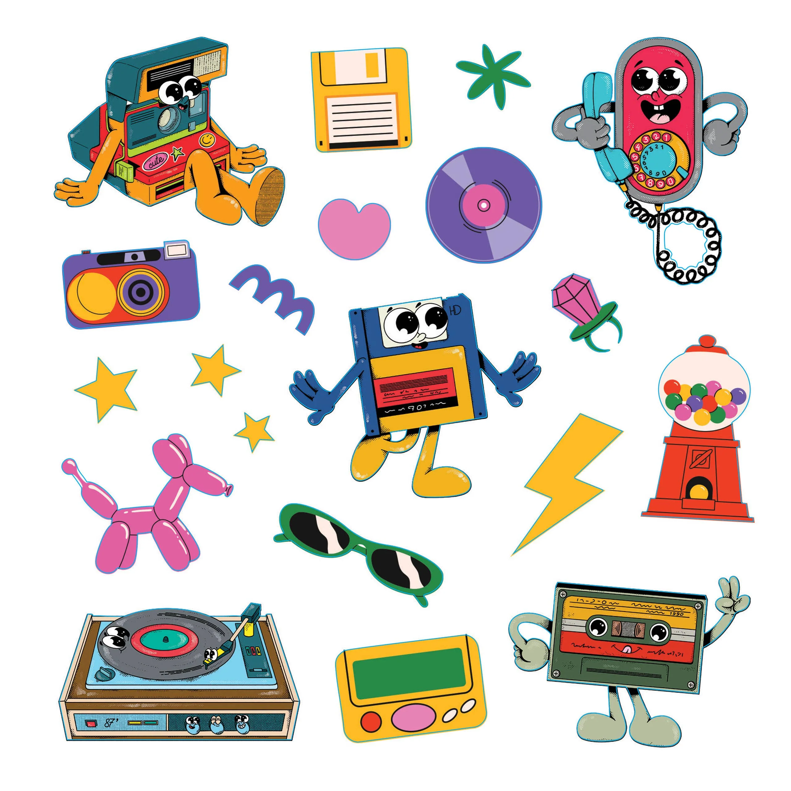 Another Really Great Sticker Book | 1,300+ Vintage Inspired Stickers on 50 Vibrant Pages for Journals, Planners & Crafts - Image 5
