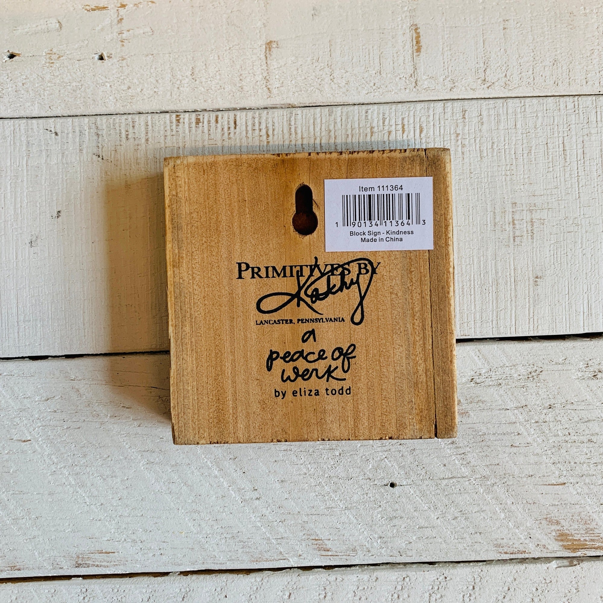 Apply Relentless Kindness Inspo Block Sign | Wooden Art Desk Wall Sign Decor | 4" x 4" - Image 3