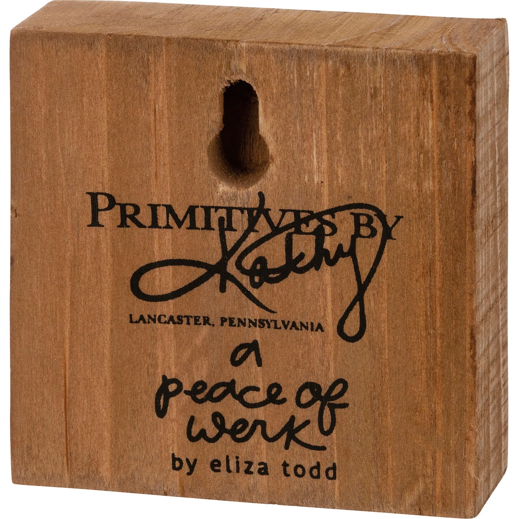 Apply Relentless Kindness Inspo Block Sign | Wooden Art Desk Wall Sign Decor | 4" x 4" - Image 6
