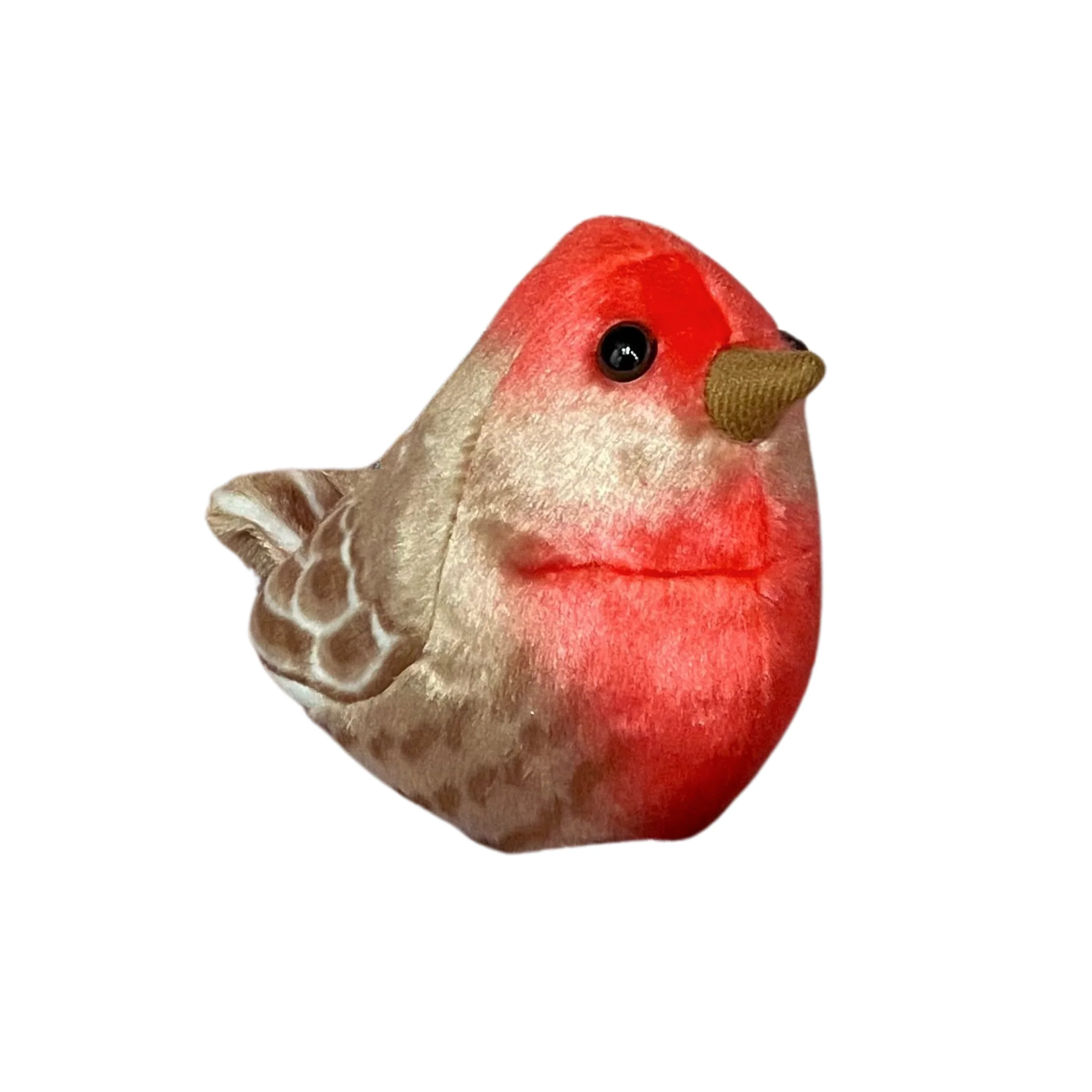 Audubon II House Finch Bird Stuffed Animal with Sound 5.5" - Image 4