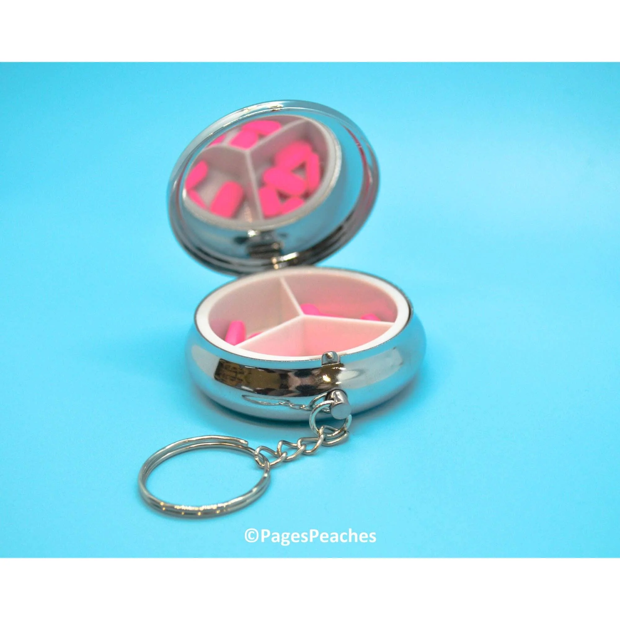 Autism Pill Case Keychain | 3 Way Organizer Funny Parody Med Holder - Image 10