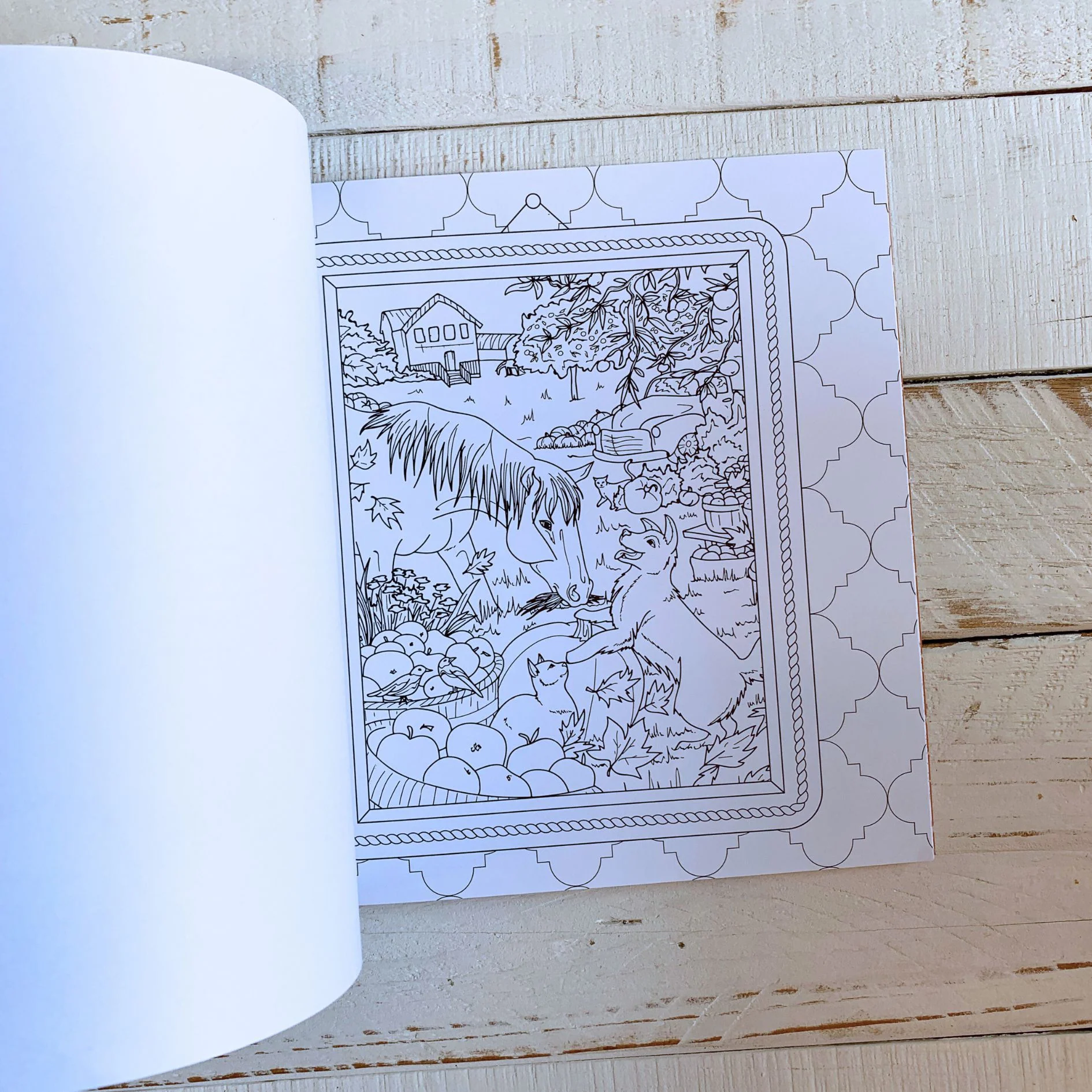 Autumn Dreams Adult Coloring Book | 31 Relaxing Seasonal Scenes - Image 9