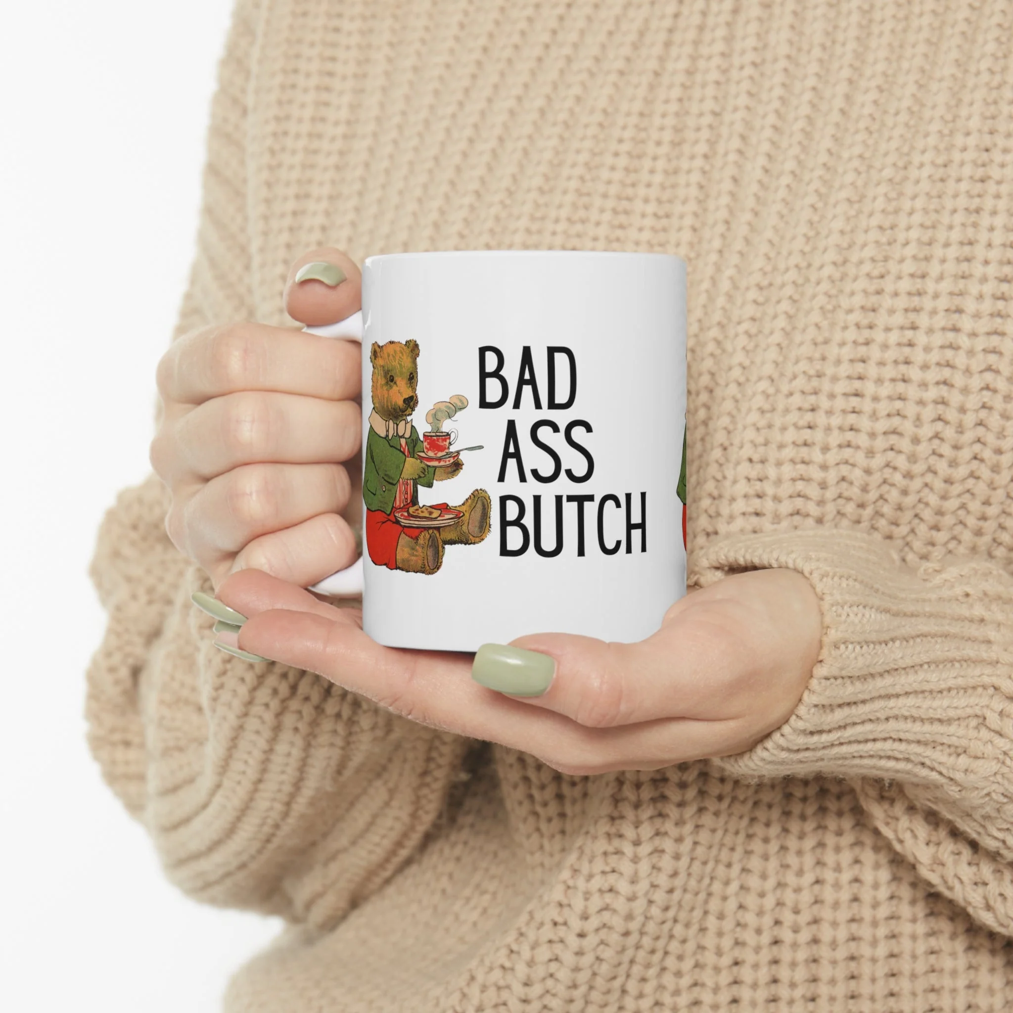 Bad Ass Butch Ceramic Mug 11oz - Image 10