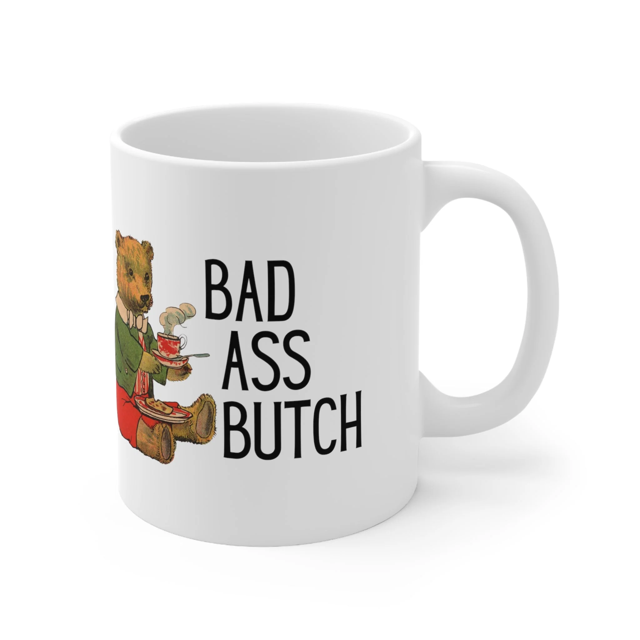 Bad Ass Butch Ceramic Mug 11oz - Image 4