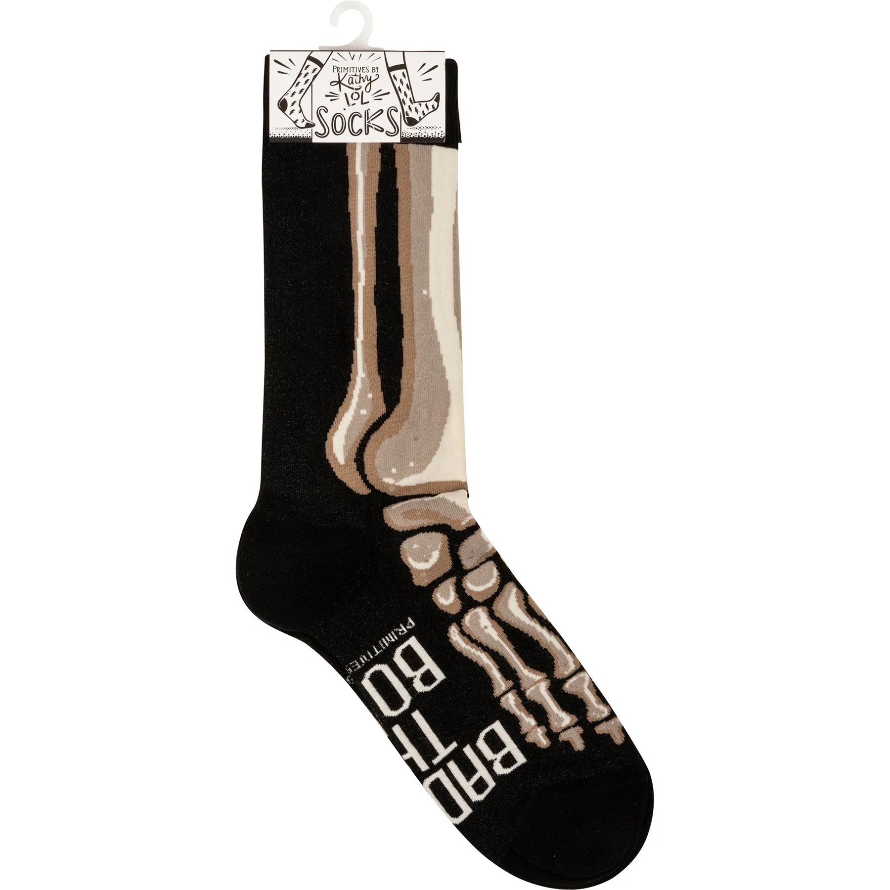 Bad To The Bone Socks in Skeleton Leg Designs  | Fun Halloween Themed Novelty Socks - Image 6