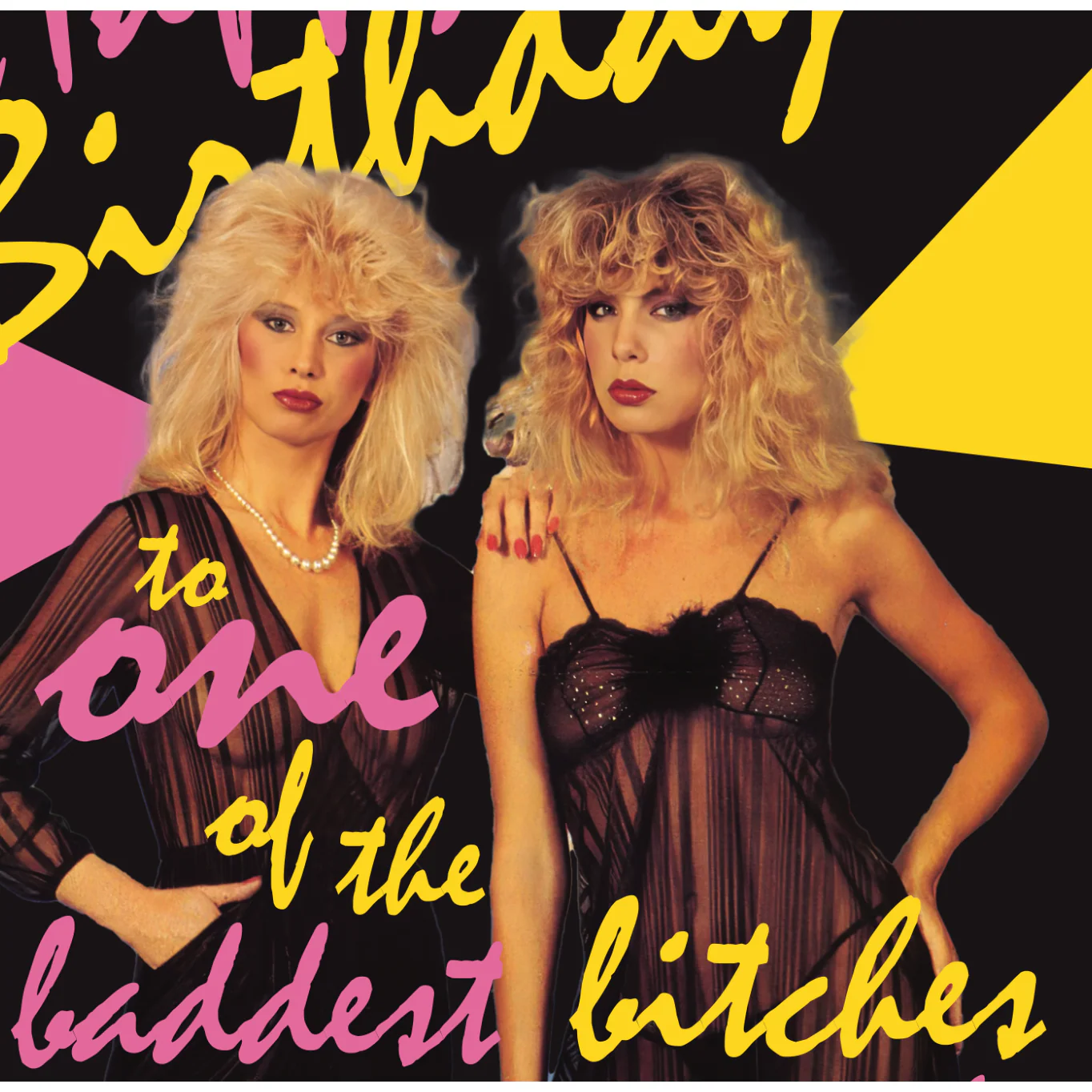 Happy Birthday To One Of The Baddest Bitches I Know! 80’s Birthday Card | Funny Edgy Adult Birthday Greeting - Image 3