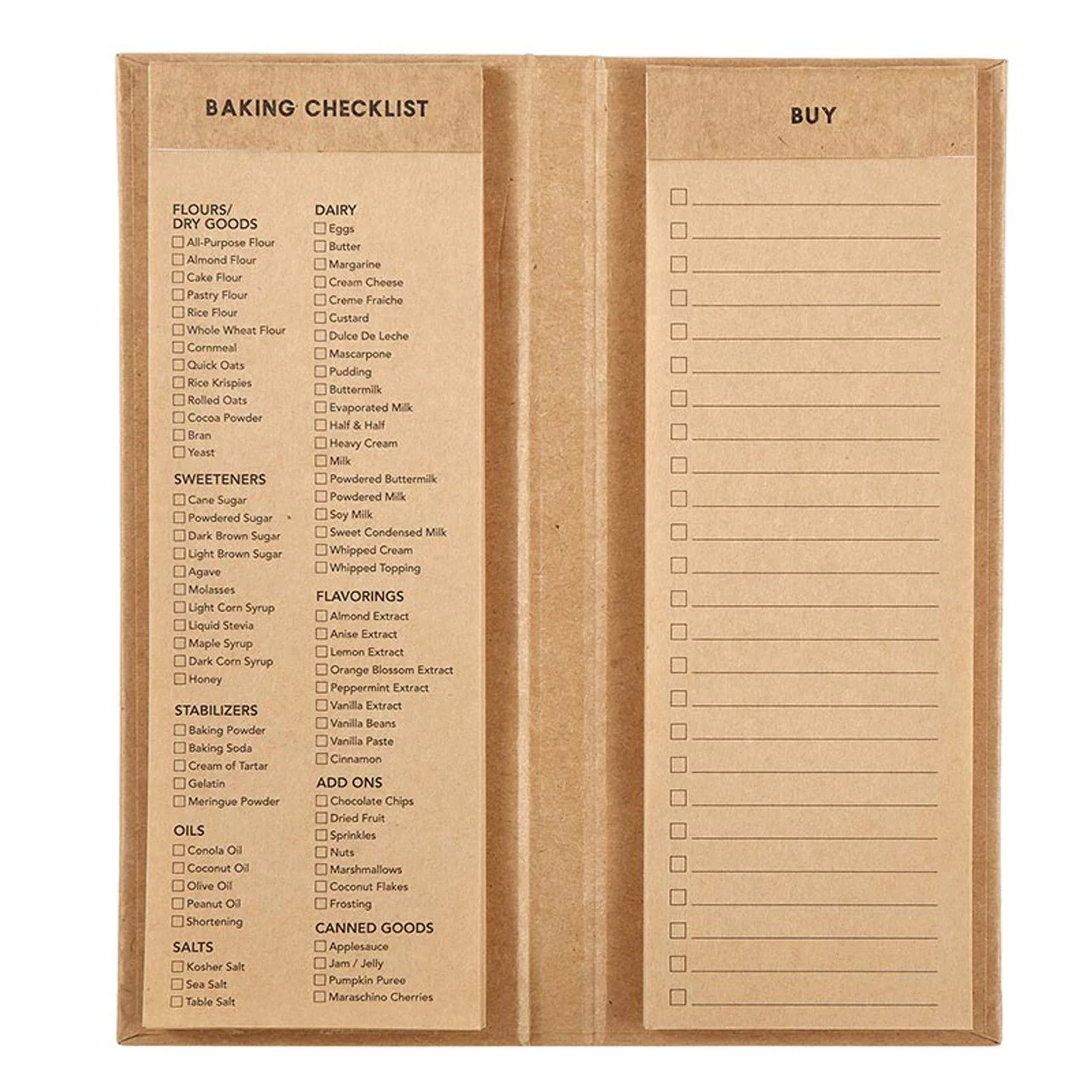 Baker's Gonna Bake Baking Planner | Ingredients Checklist - Image 2