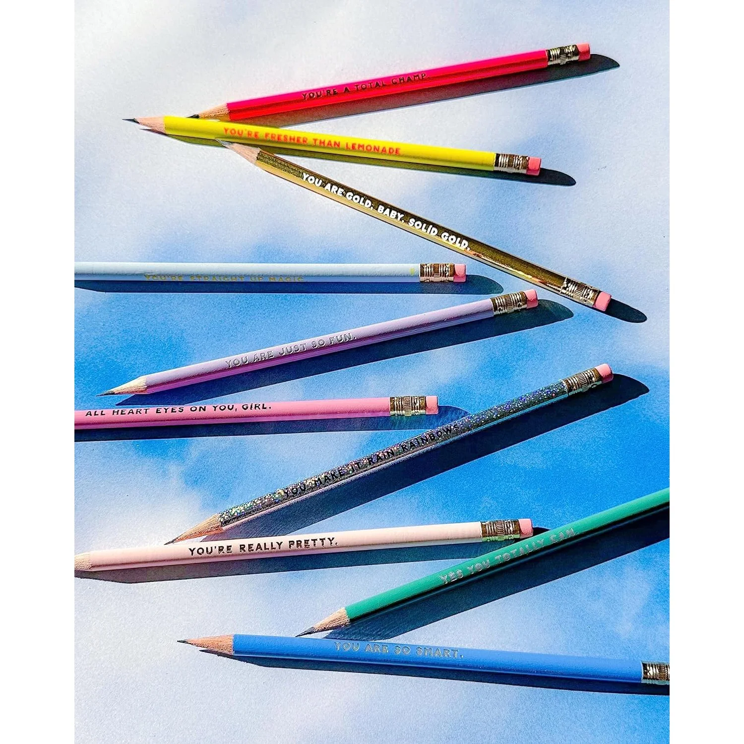 Ban.do Total Champ Compliments Pencil Set | Pre-Sharpened Pencils | Set of 10 - Image 2