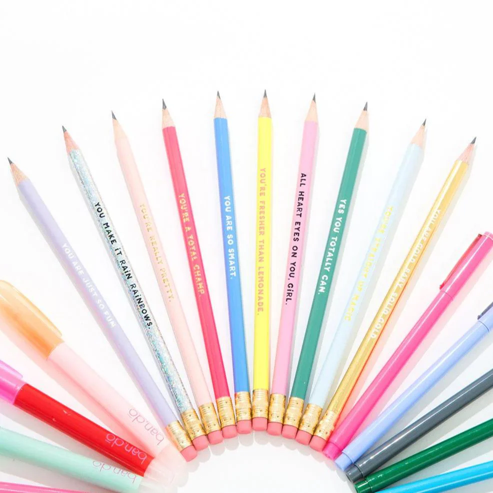 Ban.do Total Champ Compliments Pencil Set | Pre-Sharpened Pencils | Set of 10 - Image 4