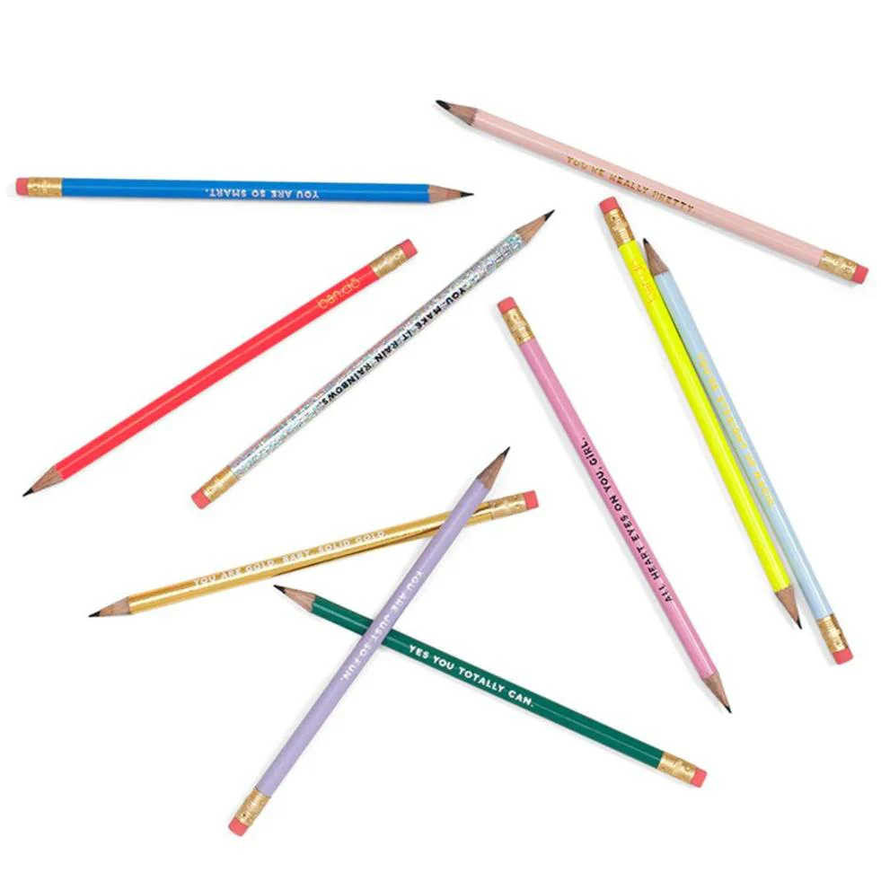 Ban.do Total Champ Compliments Pencil Set | Pre-Sharpened Pencils | Set of 10 - Image 5