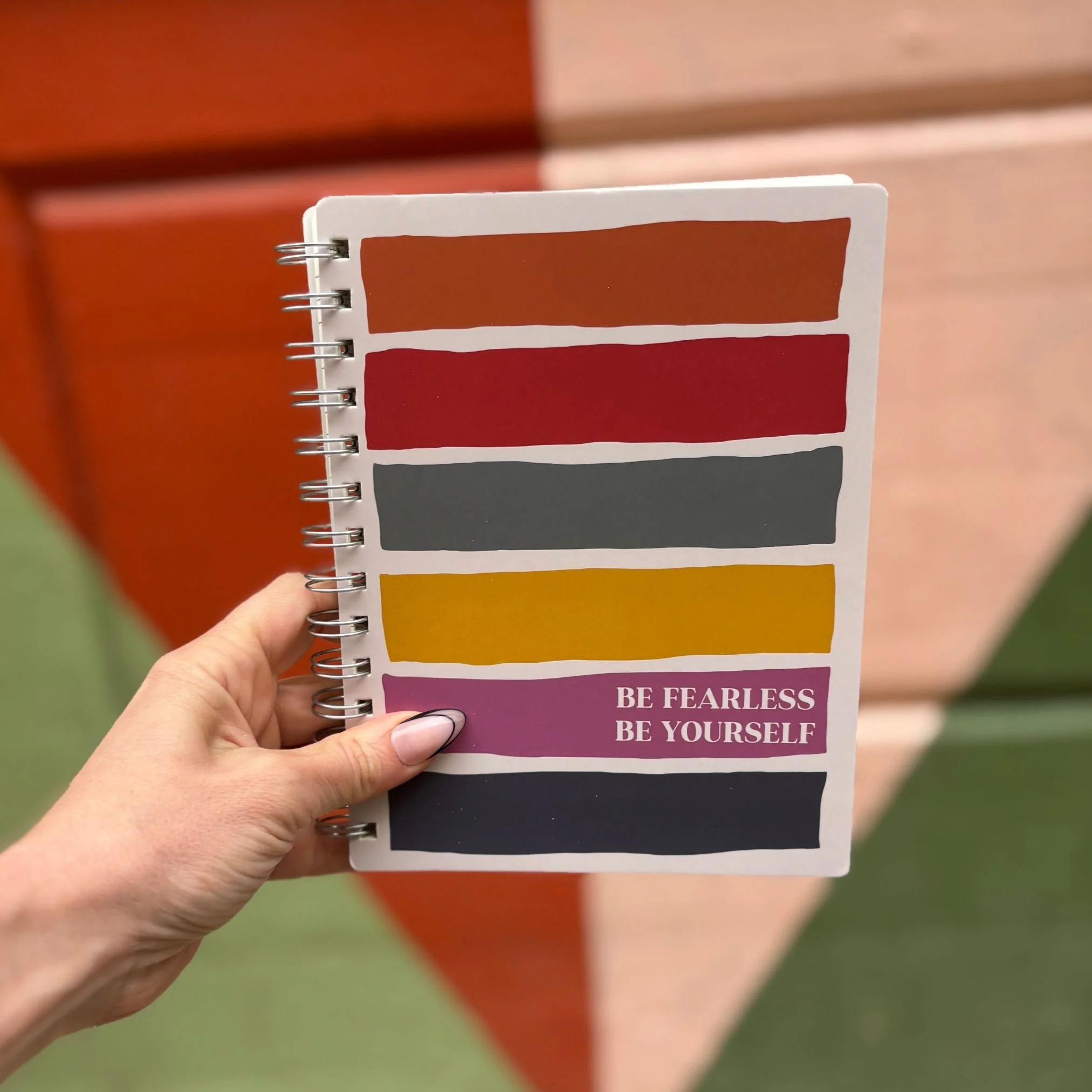 Be Fearless Be Yourself Spiral Notebook | Celebrate Pride LGBTQ - Image 3