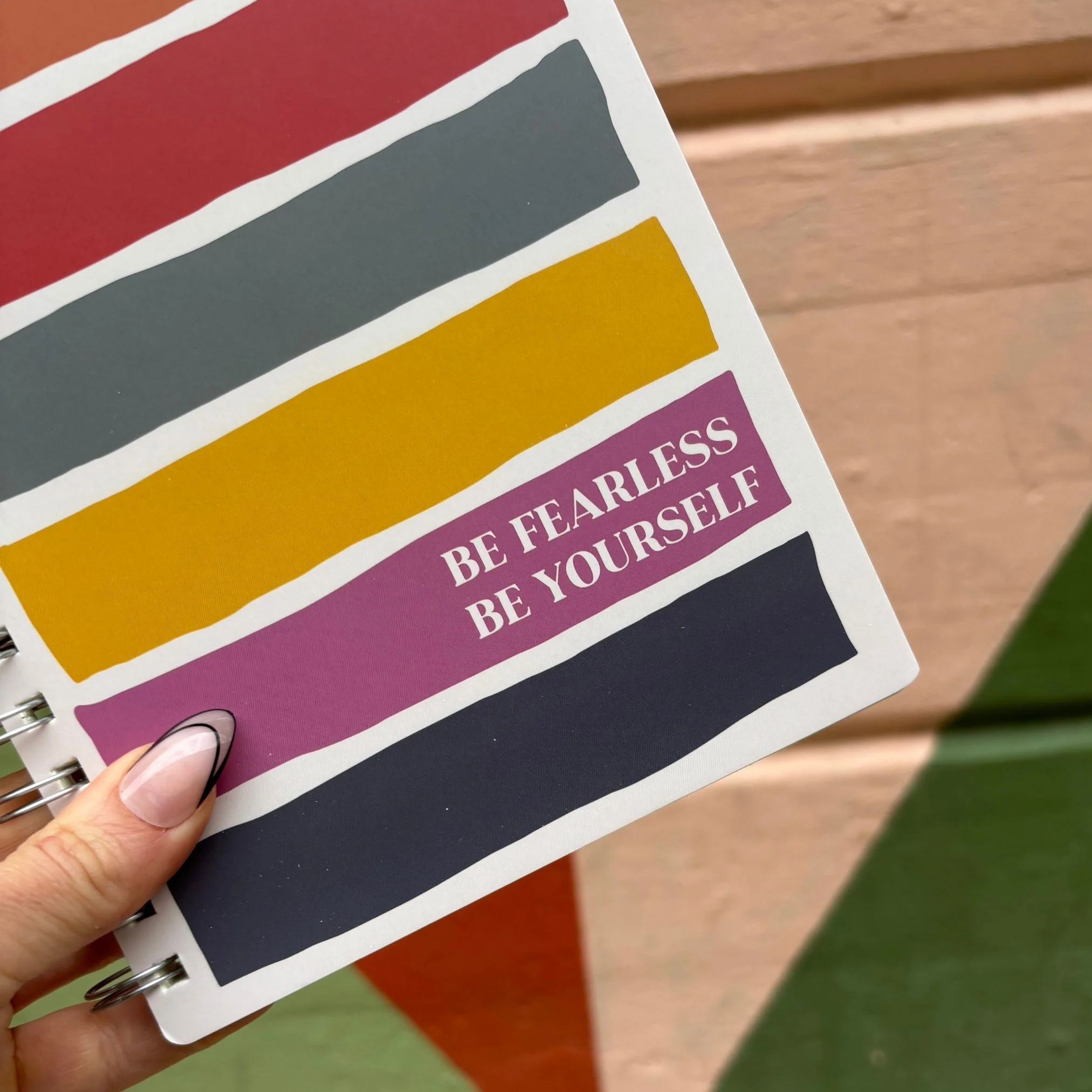 Be Fearless Be Yourself Spiral Notebook | Celebrate Pride LGBTQ - Image 4
