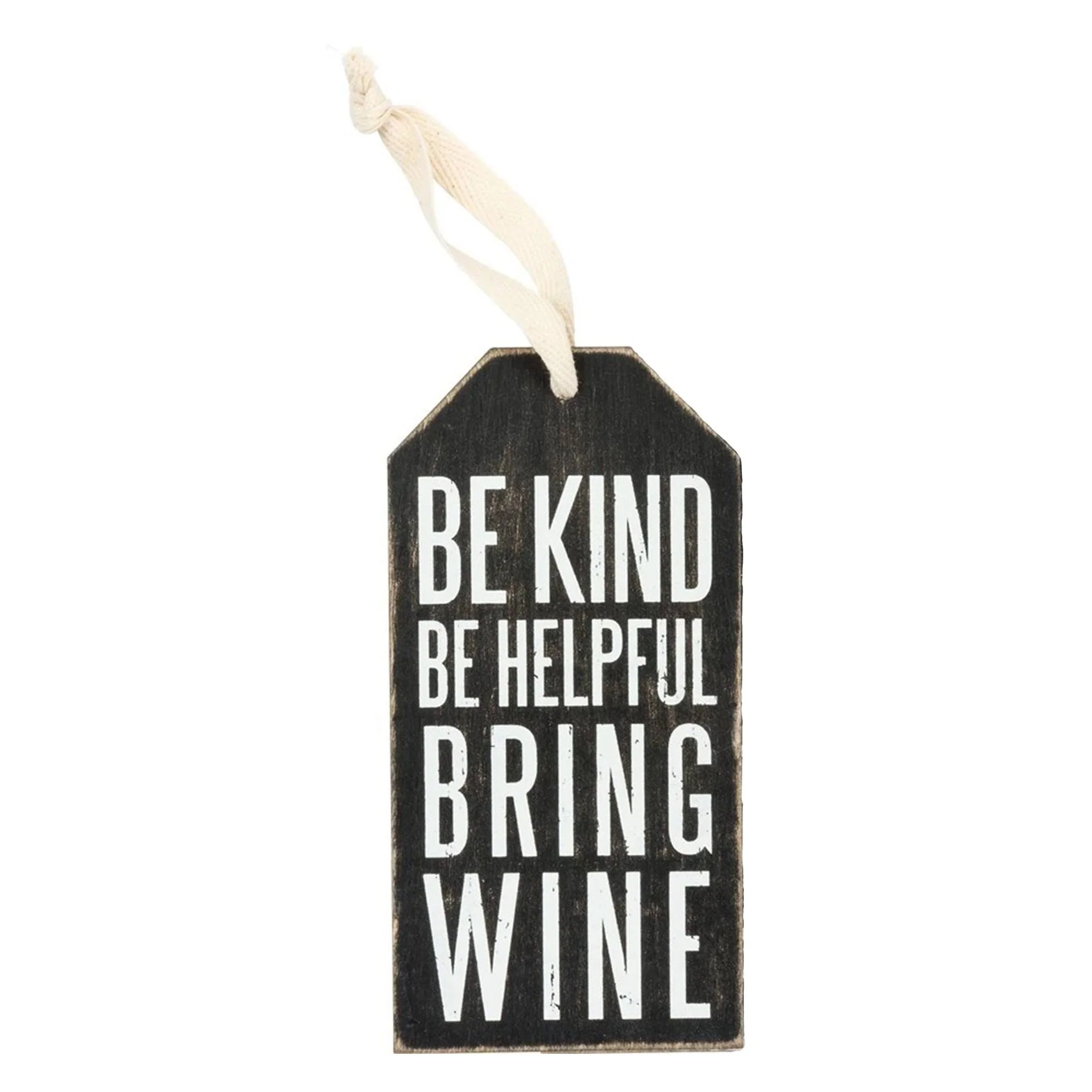 Be Kind Be Helpful Bring Wine Bottle Tag - Image 2