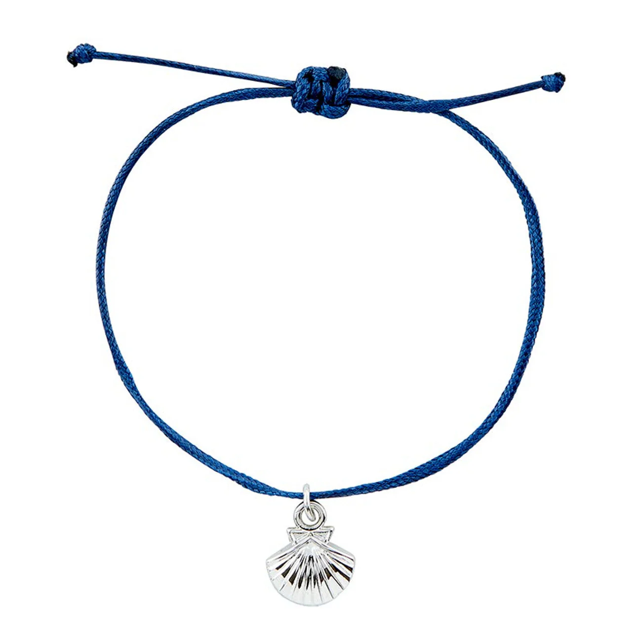 Beach Blue Cord Bracelet | Shell Charm Jewelry - Image 3