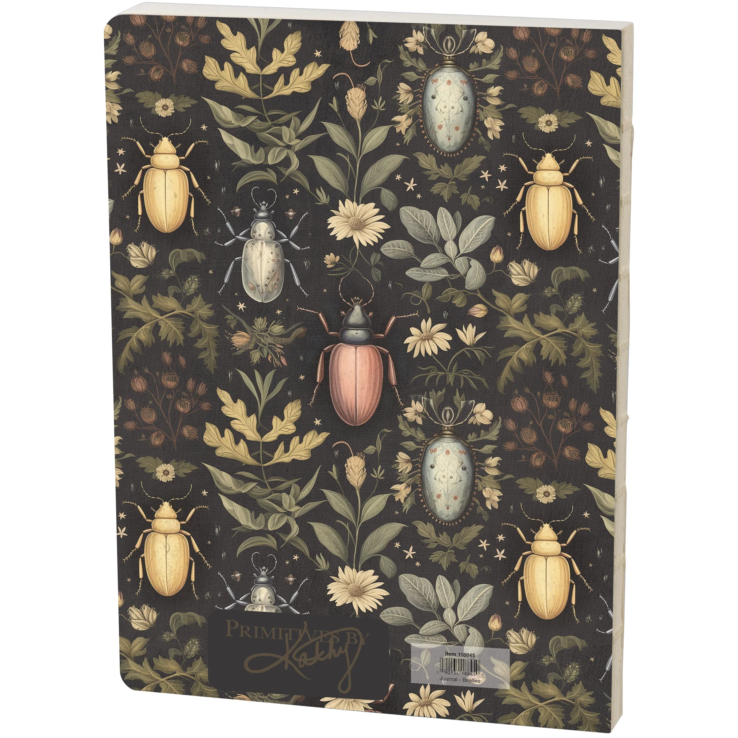 Beetles and Florals Journal | Double-Sided Notebook | 160 Lined Pages - Image 3