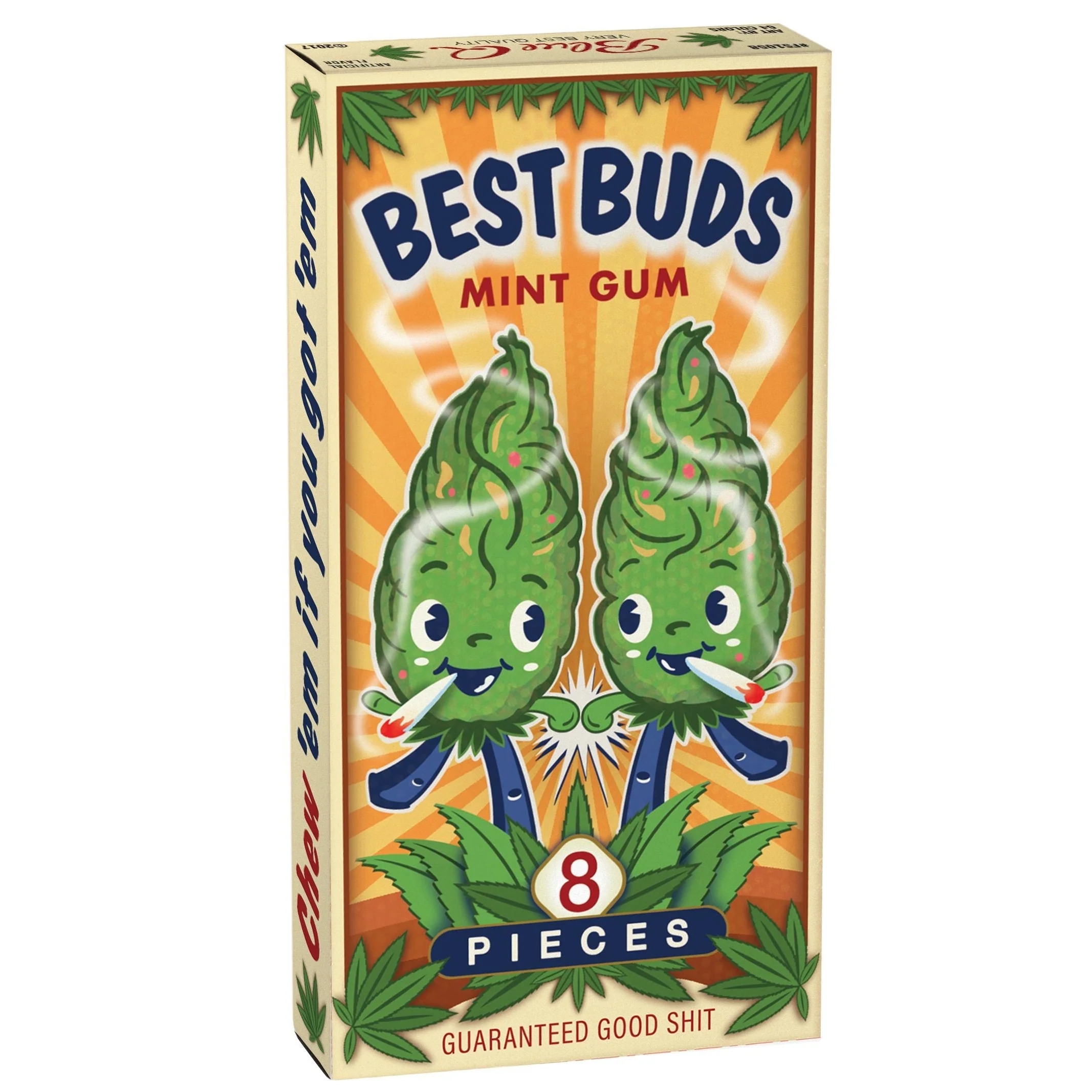 Best Buds Gum | Funny Mint Flavored Candy | BlueQ at GetBullish