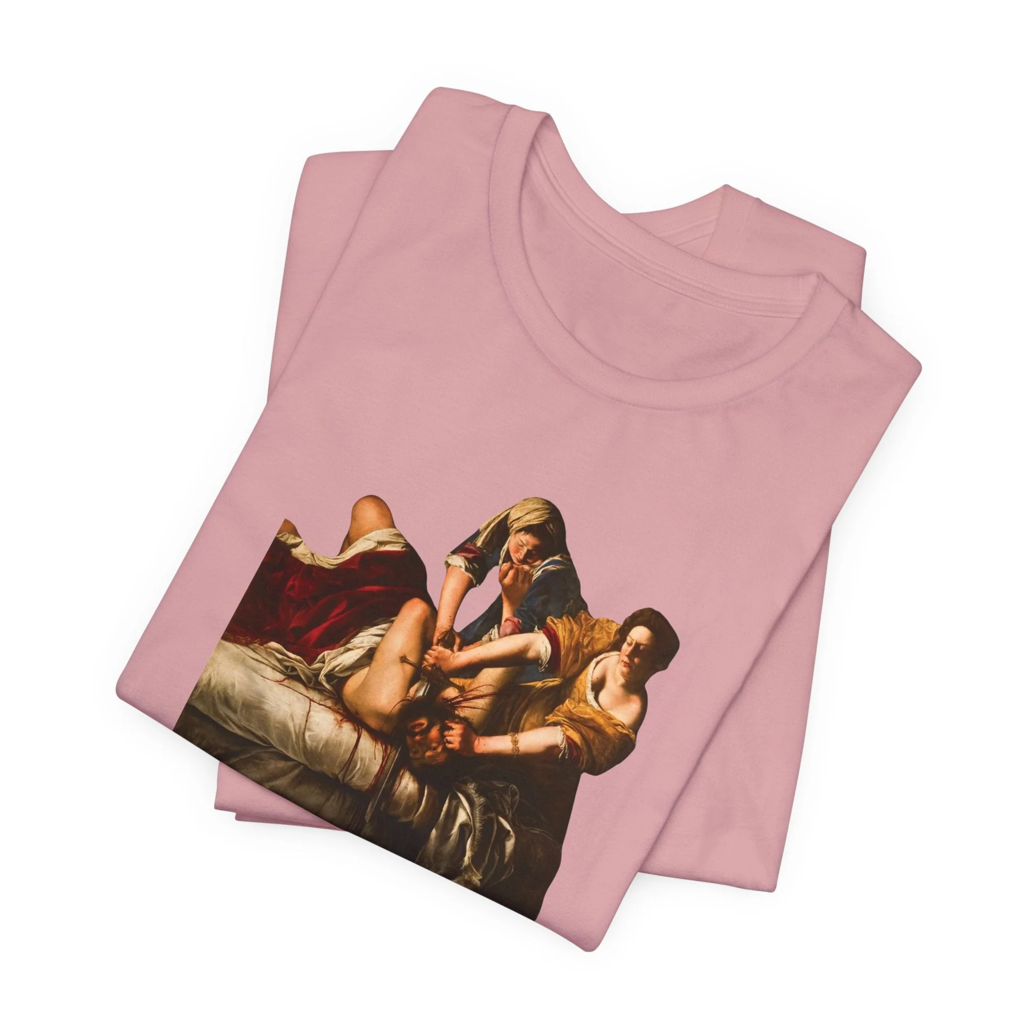 Besties Doing a Nice Beheading! Judith Slaying Holofernes Unisex Jersey Short Sleeve Tee - Image 18
