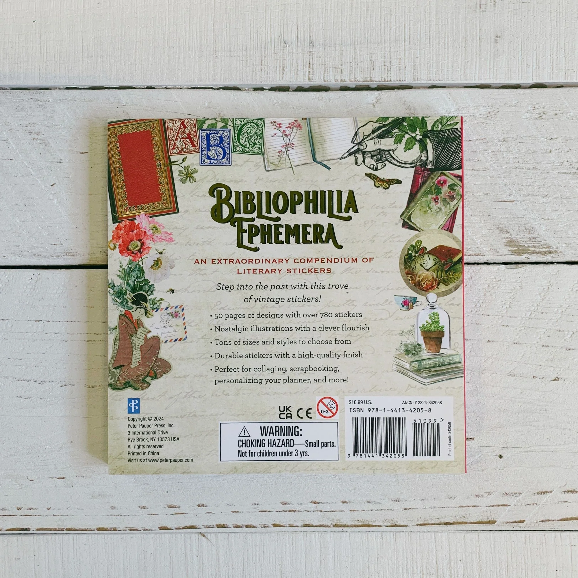 Bibliophilia Ephemera Sticker Book | An Enchanting Book Lovers' Sticker Book | Over 780 Decals - Image 16