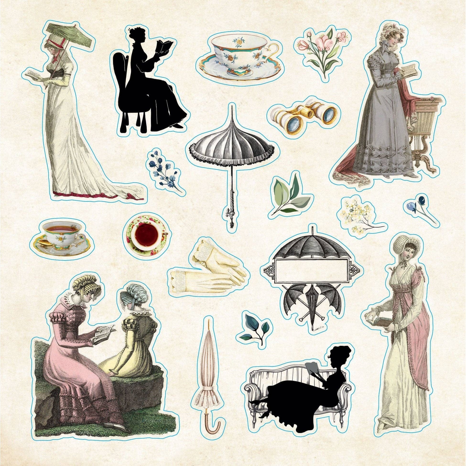 Bibliophilia Ephemera Sticker Book | An Enchanting Book Lovers' Sticker Book | Over 780 Decals - Image 9