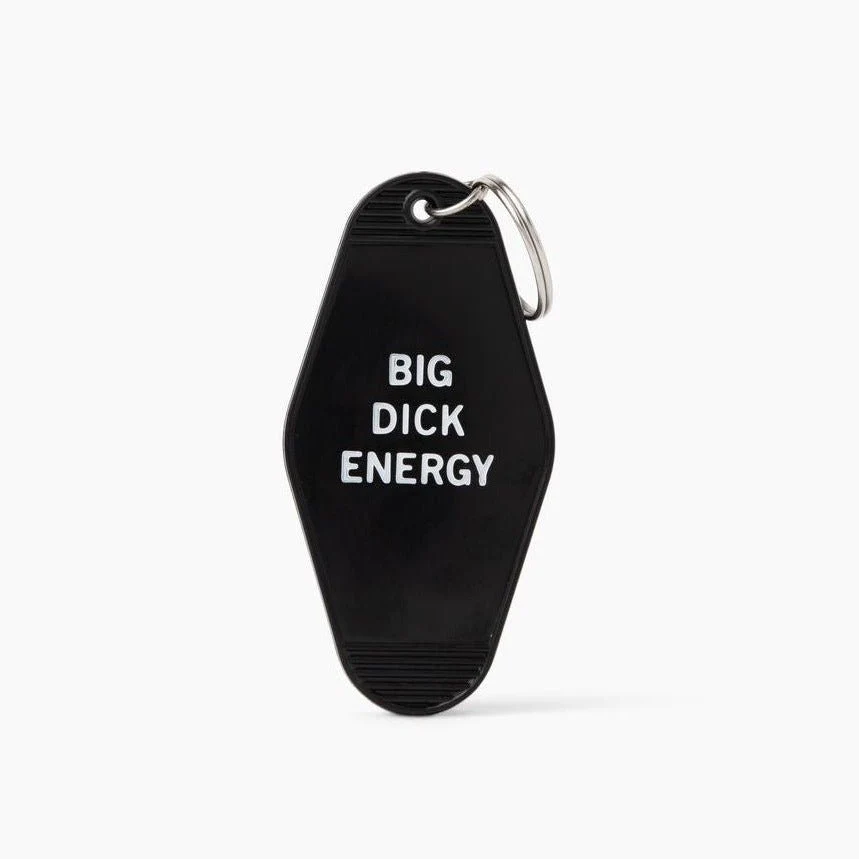 Big Dick Energy Motel Style Keychain in Black - Image 3