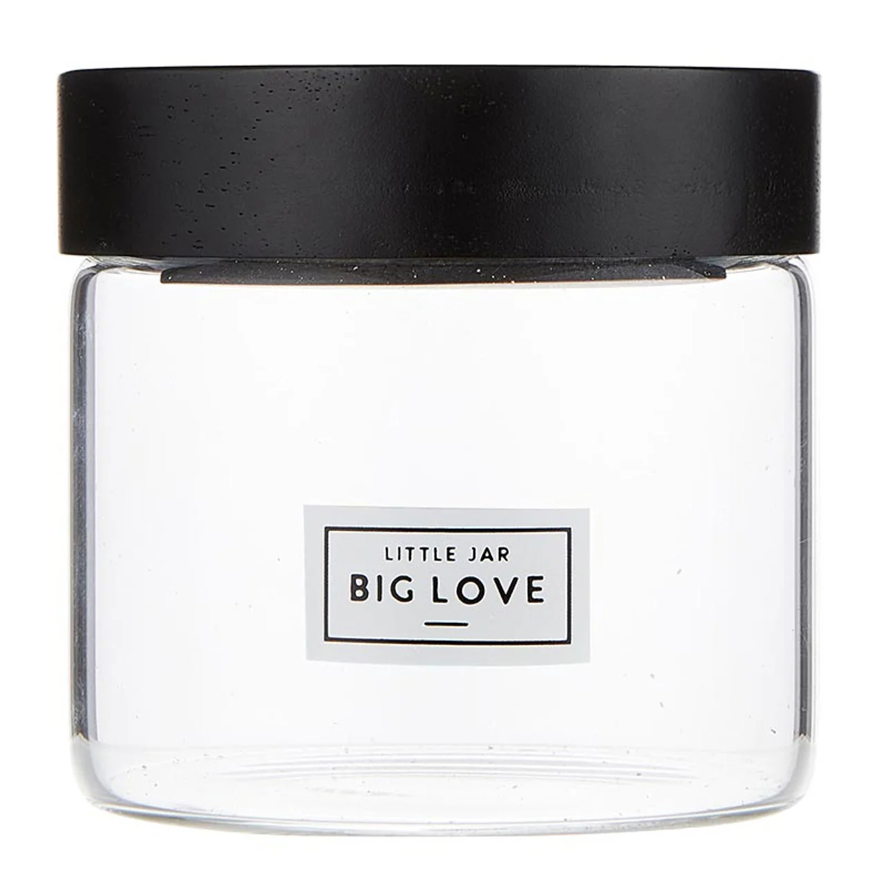 Little Jar Big Love Treats Canister | Homemade Gift Mixes & DIY Food Gift Jars | 17 oz