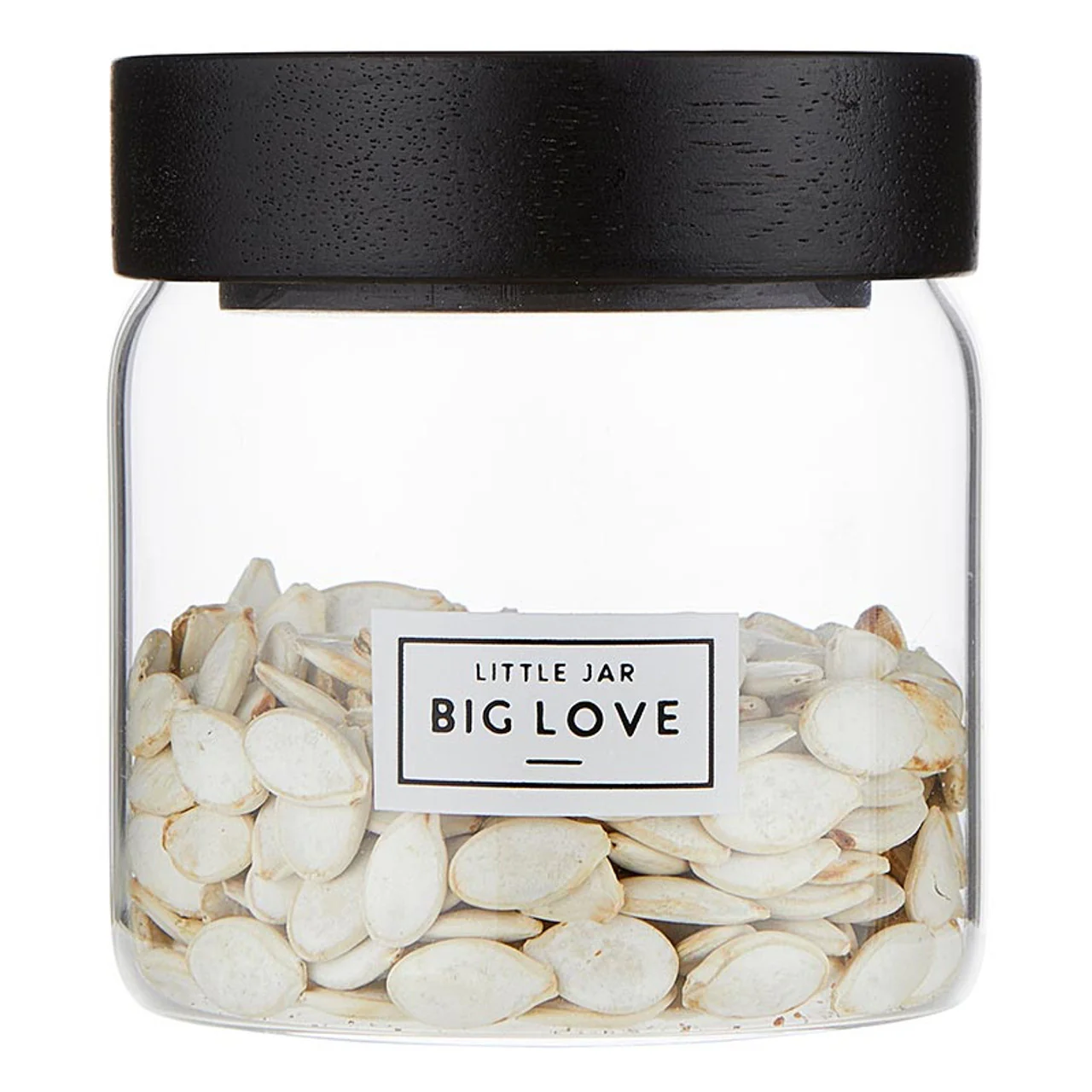 Little Jar Big Love Treats Canister | Homemade Gift Mixes & DIY Food Gift Jars | 17 oz - Image 2