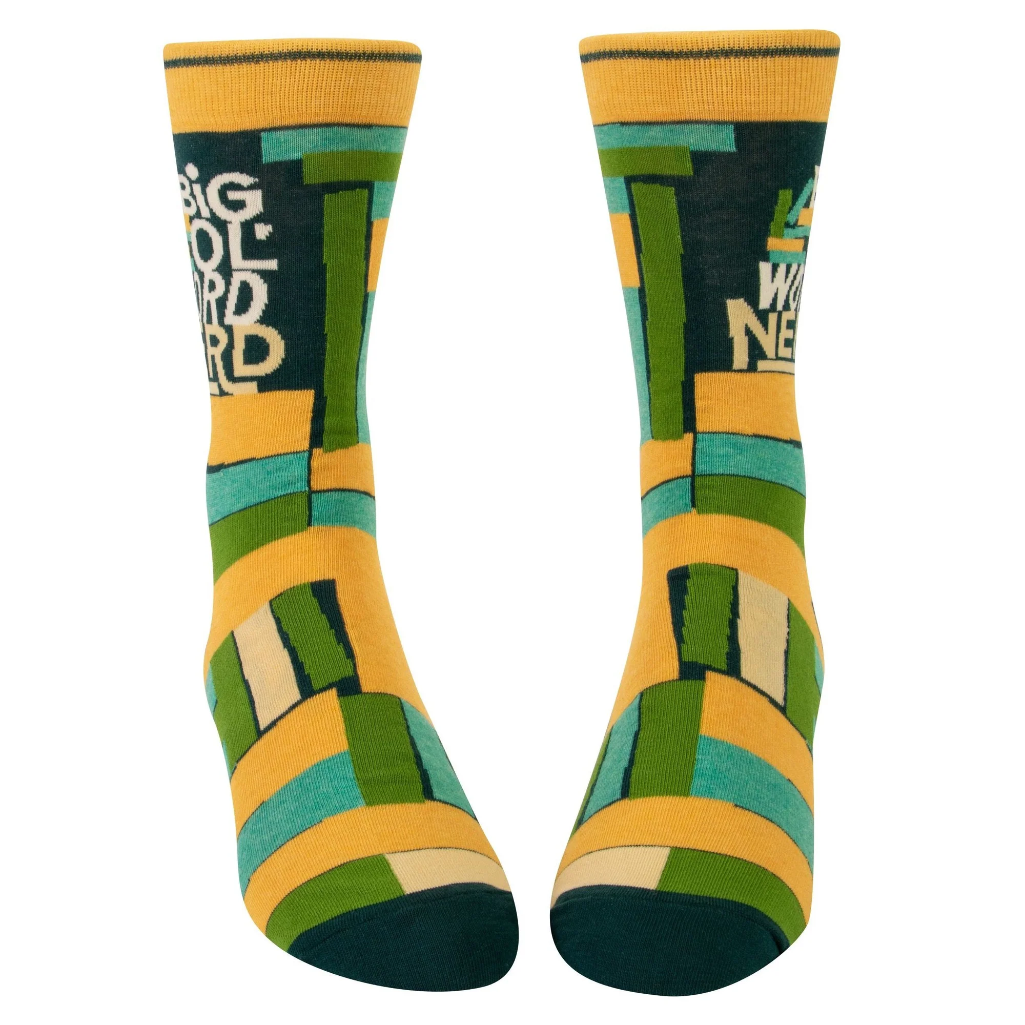 Big Ol' Word Nerd Men's Crew Socks | BlueQ at GetBullish - Image 3