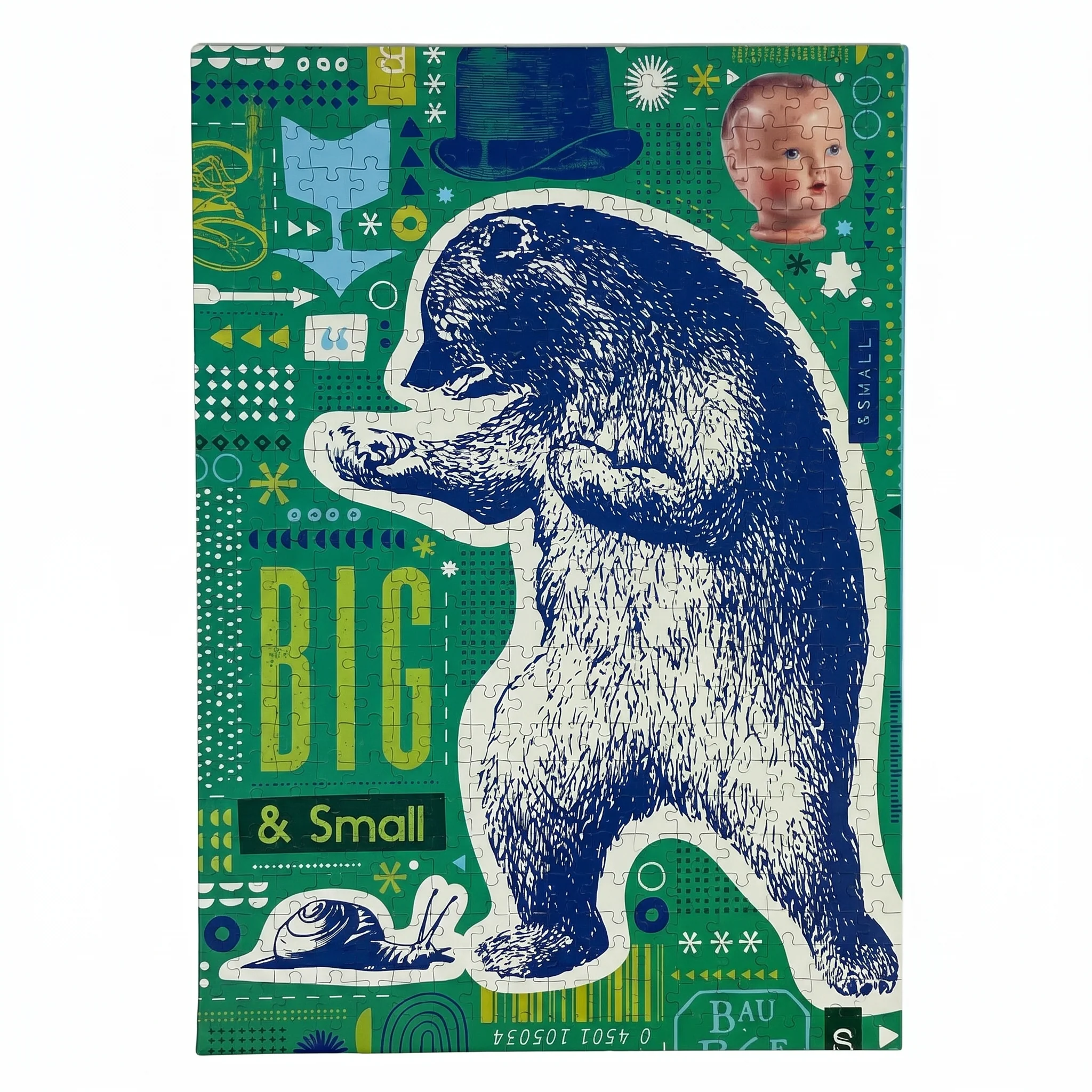 Big & Small Puzzle | Bear Snail Jigsaw Puzzle | 500 Pieces - Image 4