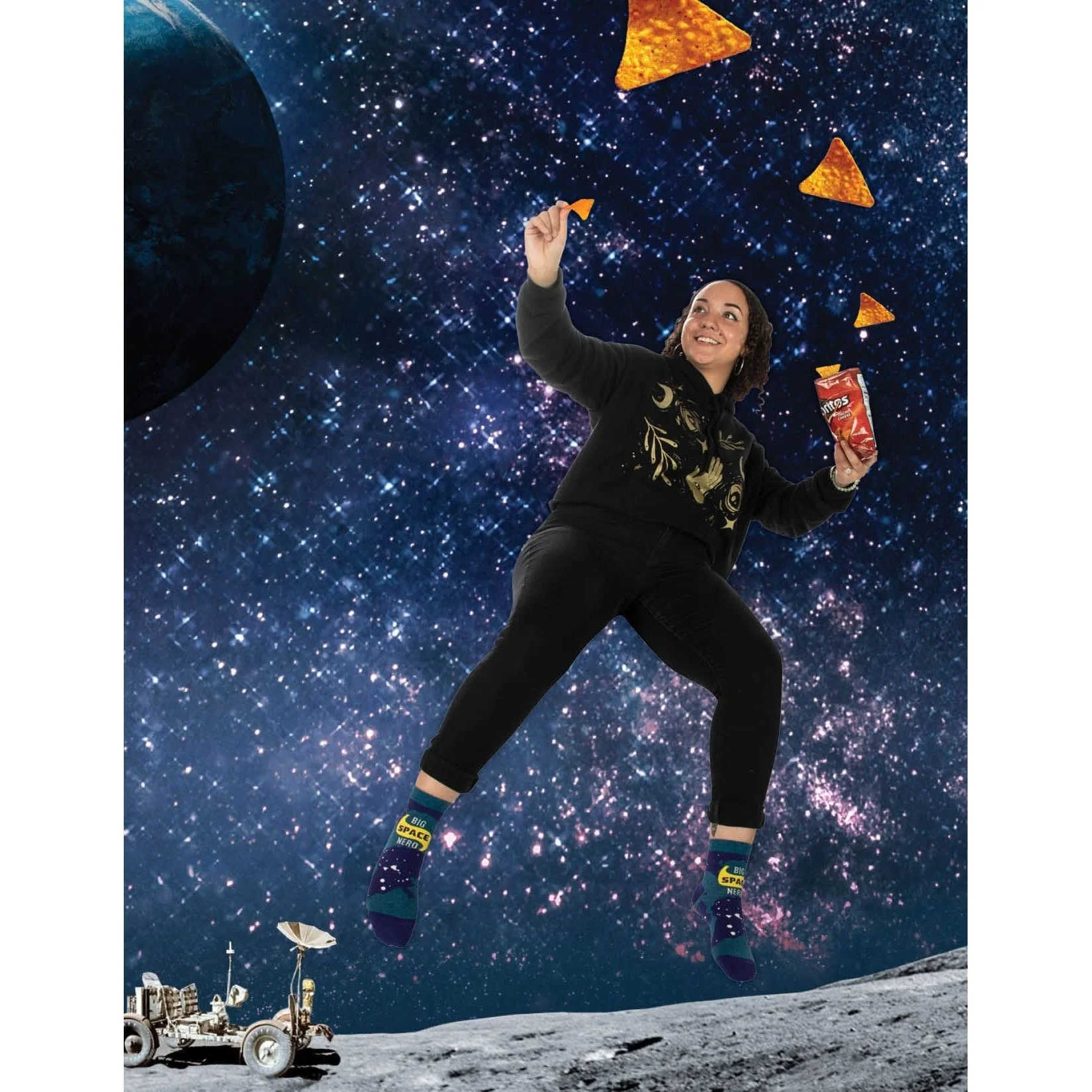 Big Space Nerd Women's Ankle Socks | BlueQ at GetBullish - Image 2