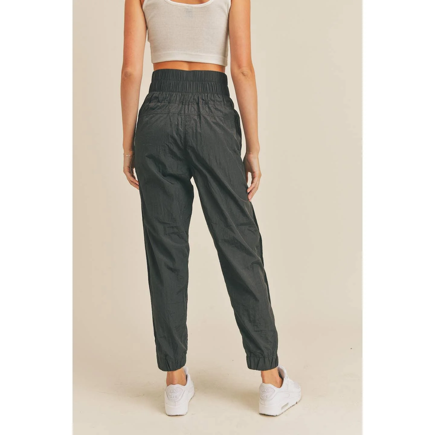 Black High Rise Warm-up Style Jogger [Sizes M-L Remaining] - Image 9